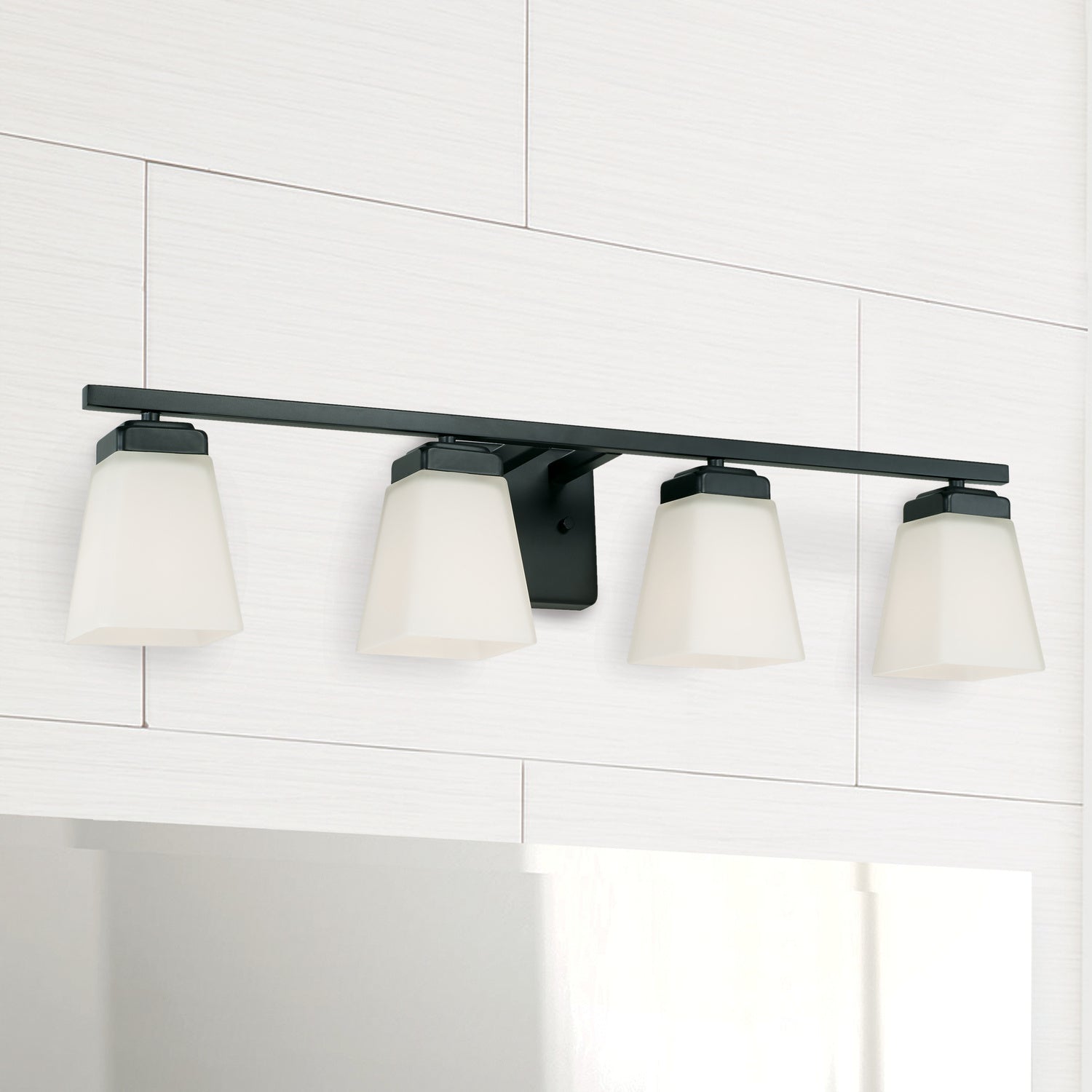 Capital Lighting - 114441MB-334 - Four Light Vanity - Baxley - Matte Black