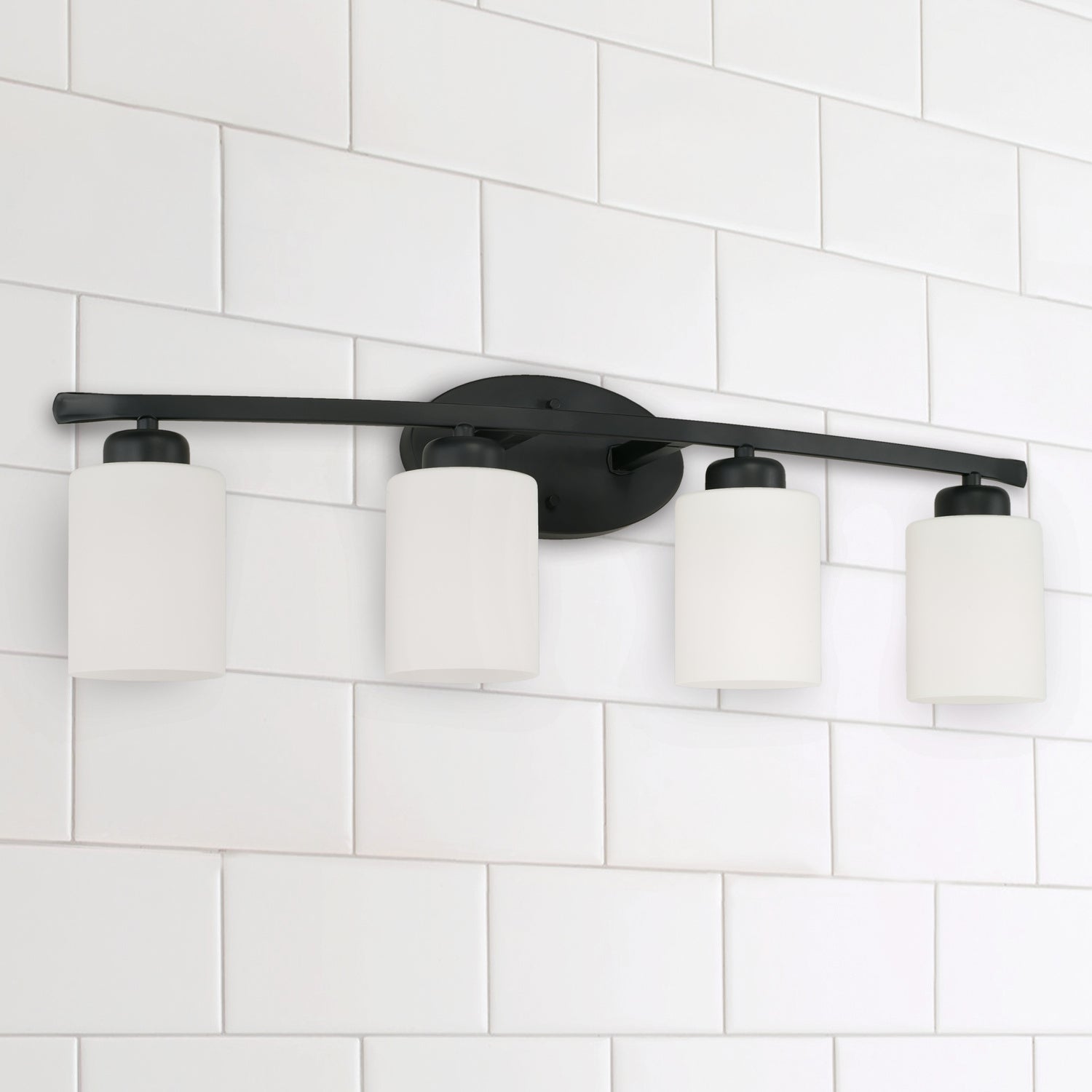 Capital Lighting - 115241MB-338 - Four Light Vanity - Dixon - Matte Black