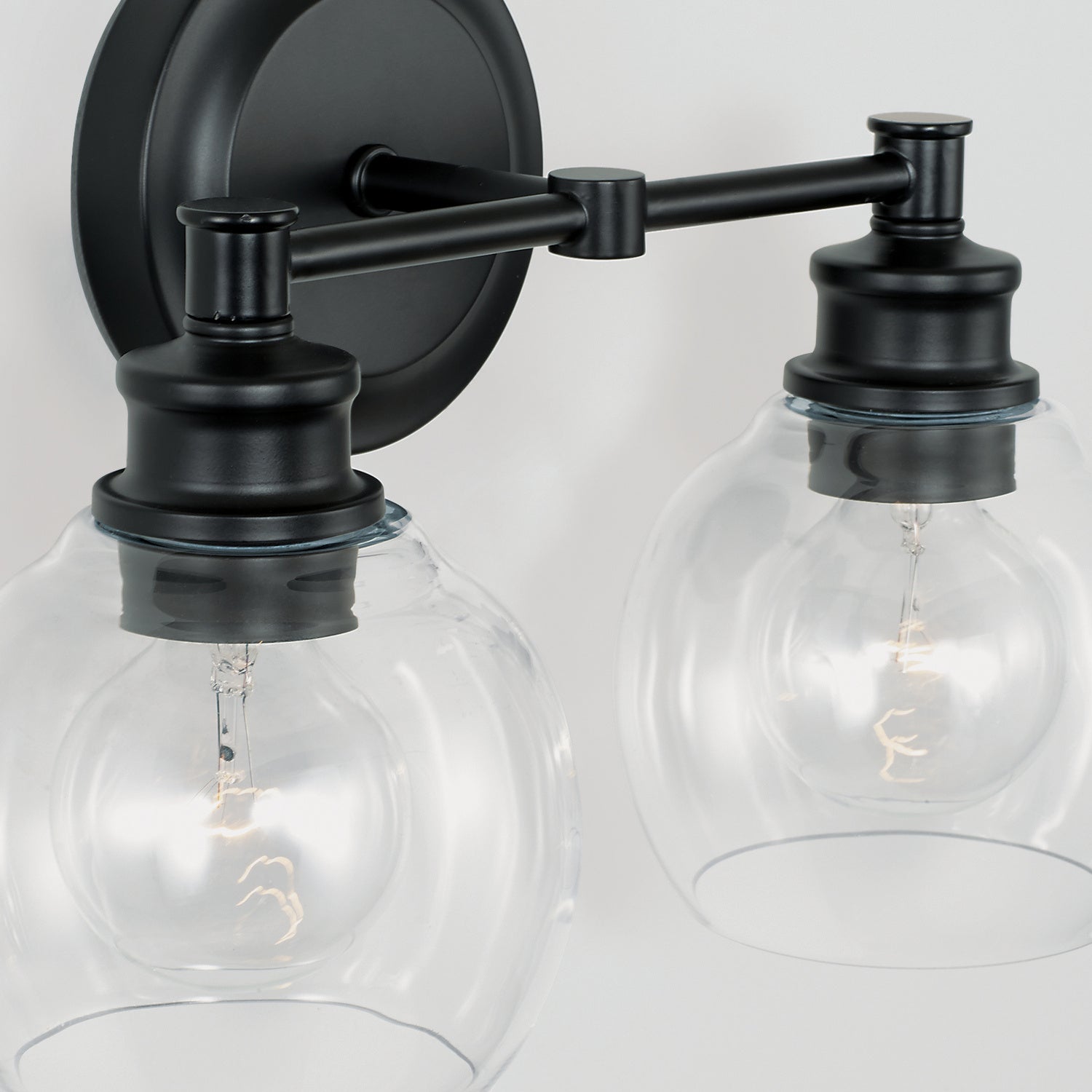 Capital Lighting - 121121MB-426 - Two Light Vanity - Mid Century - Matte Black