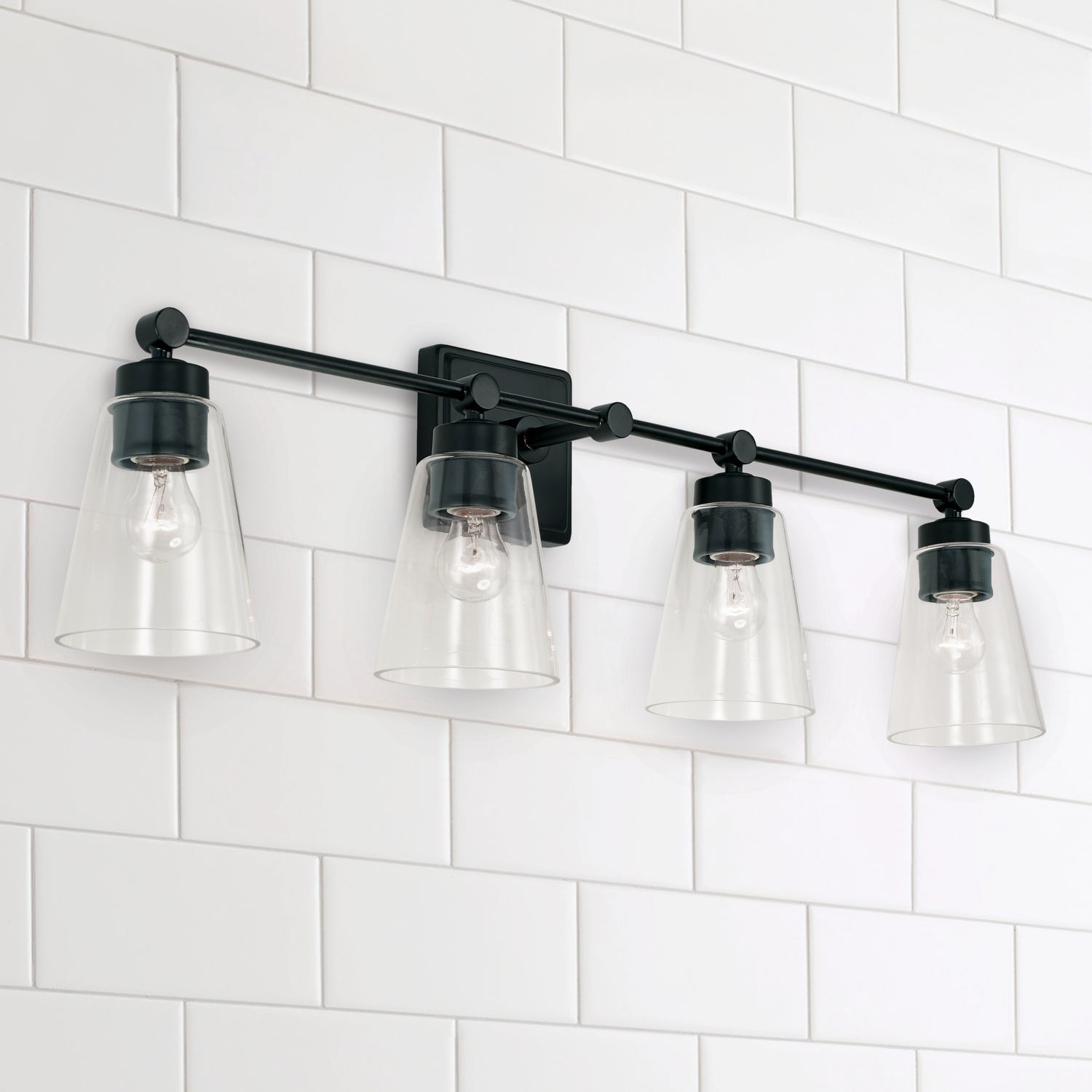 Capital Lighting - 121841MB-432 - Four Light Vanity - Rory - Matte Black