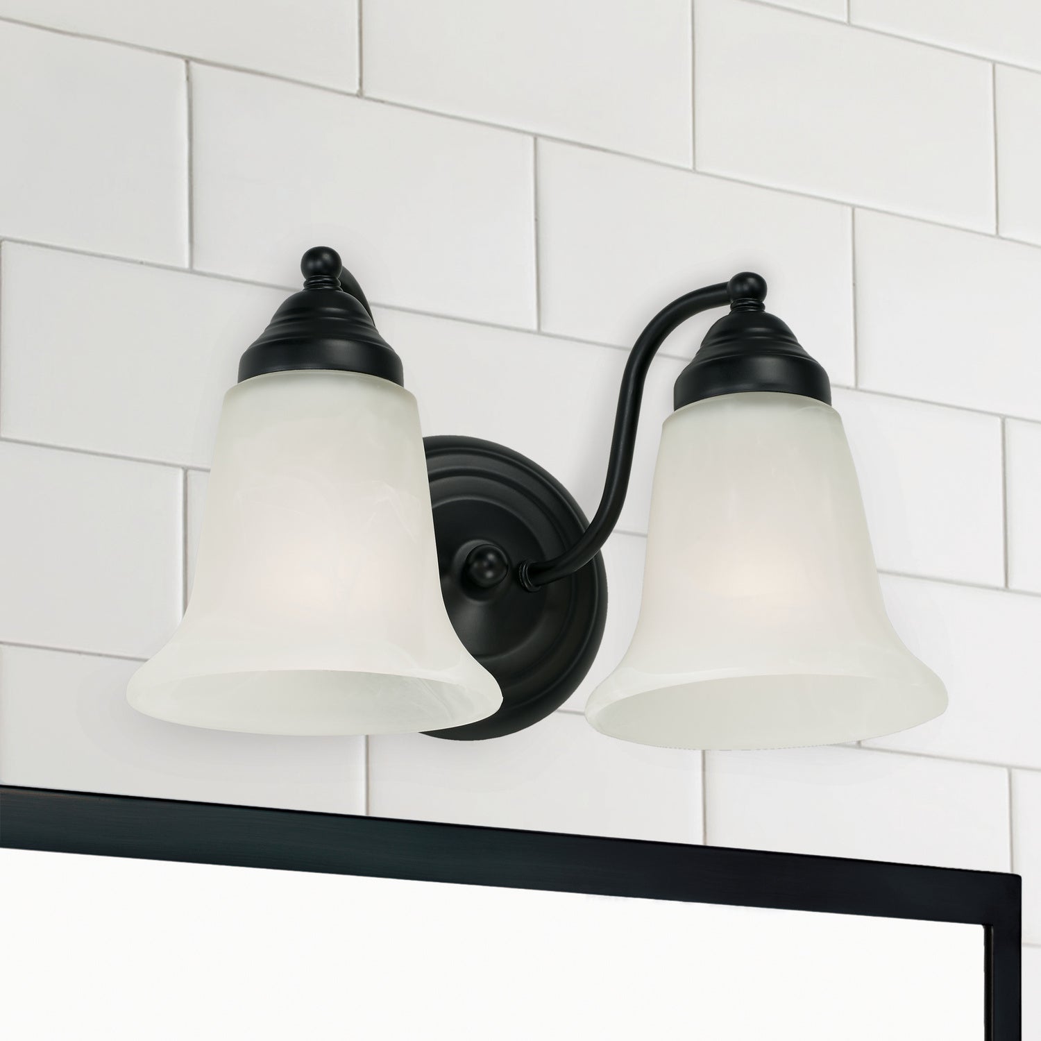 Capital Lighting - 1362MB-117 - Two Light Vanity - Brady - Matte Black