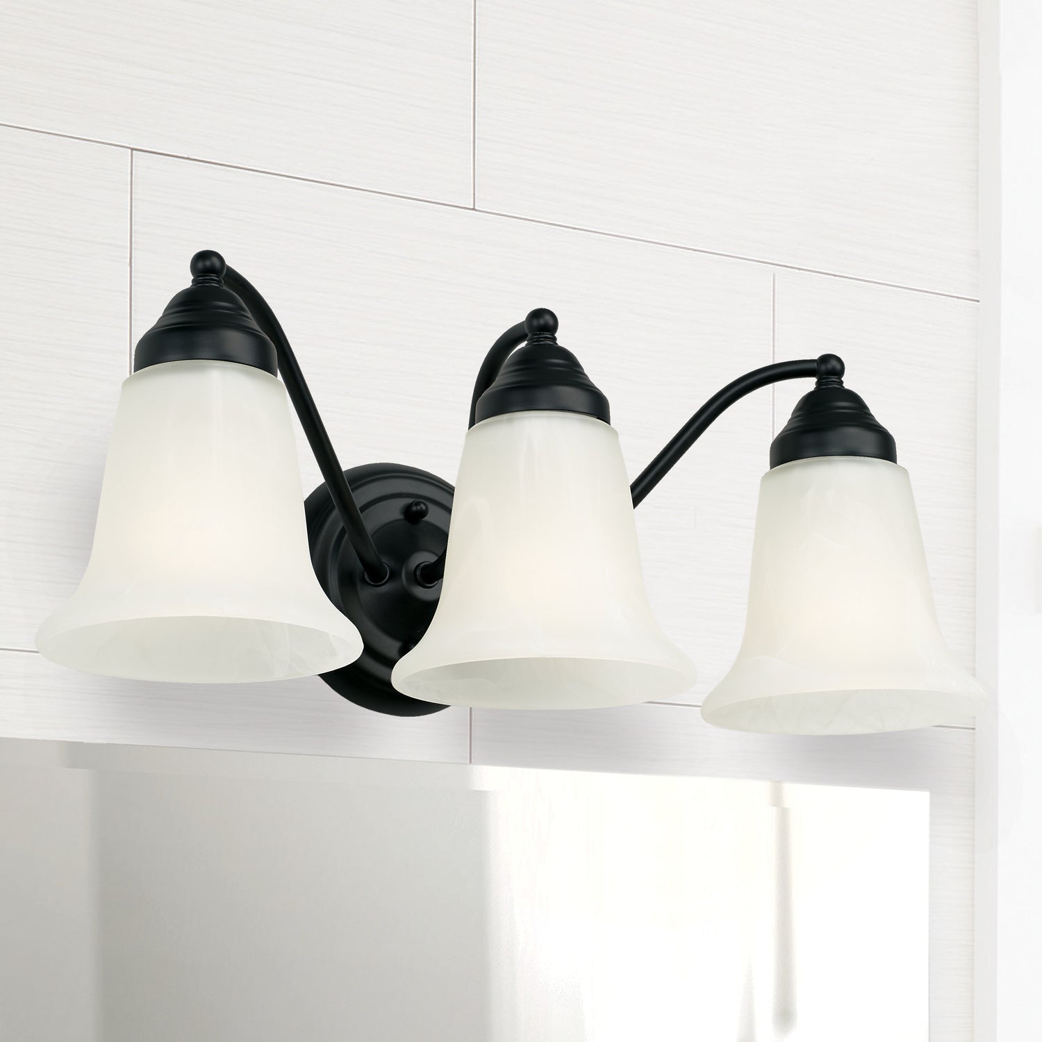 Capital Lighting - 1363MB-117 - Three Light Vanity - Brady - Matte Black