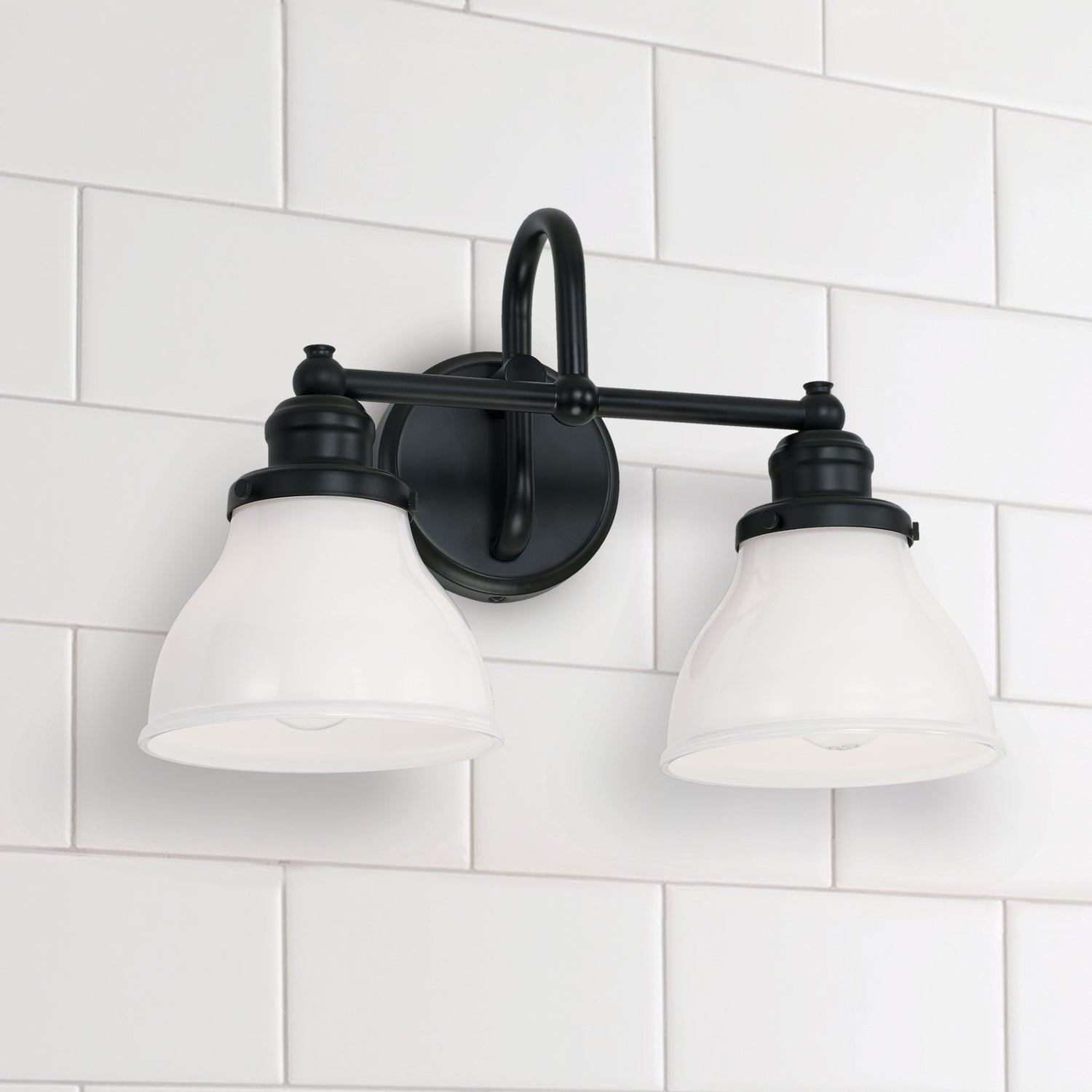 Capital Lighting - 8302MB-128 - Two Light Vanity - Baxter - Matte Black