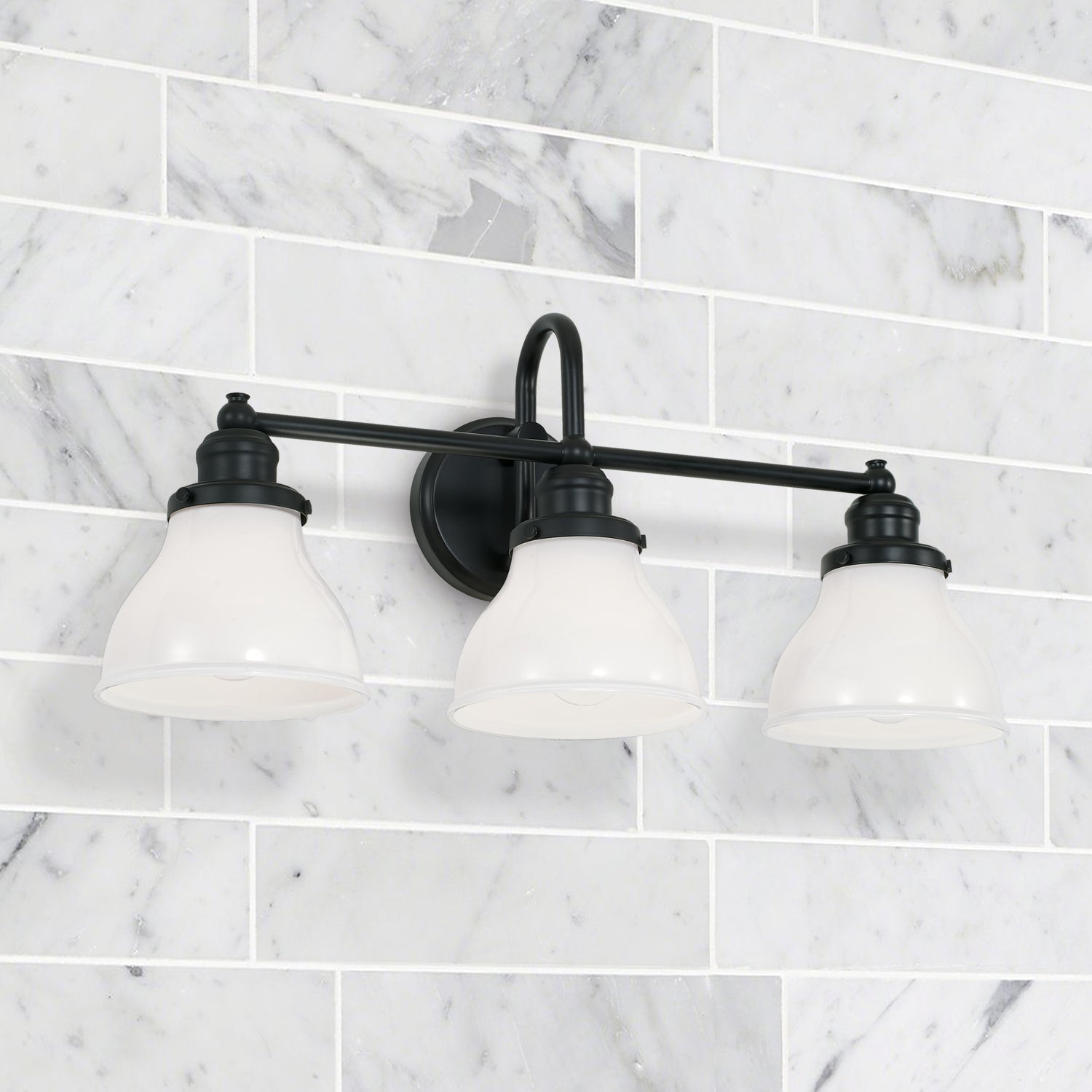 Capital Lighting - 8303MB-128 - Three Light Vanity - Baxter - Matte Black