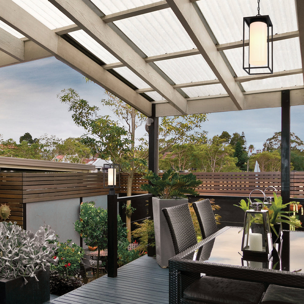 Eurofase - 41964-019 - One Light Outdoor Pendant - Ren - Black
