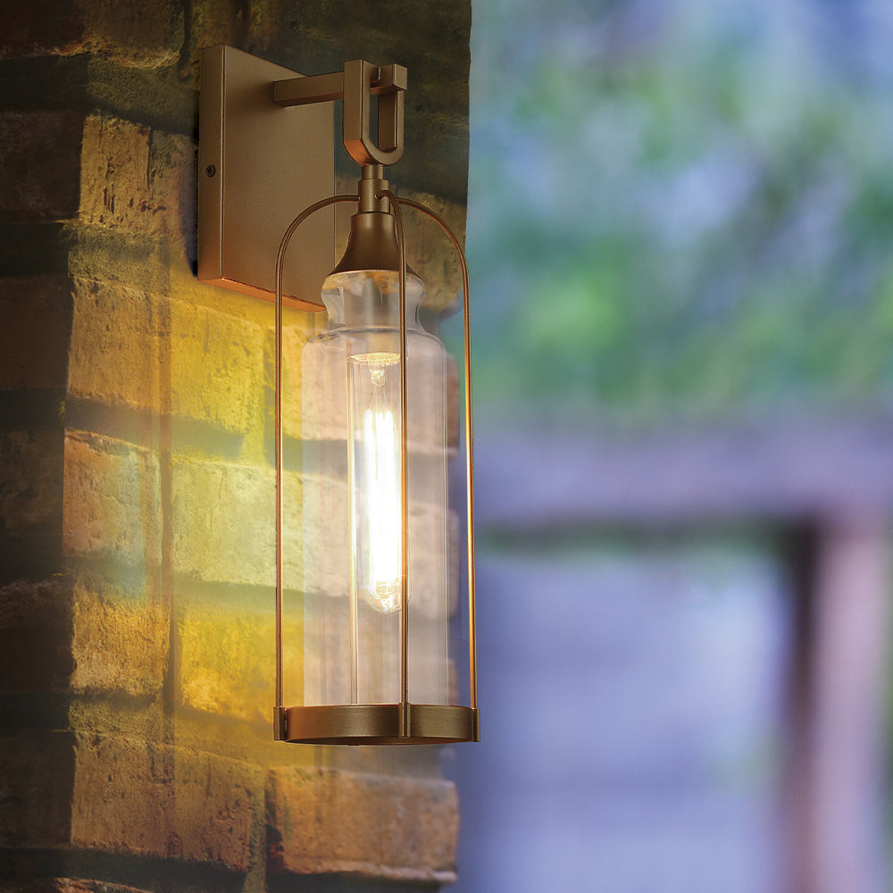 Eurofase - 42726-025 - One Light Outdoor Wall Sconce - Yasmin - Aged gold