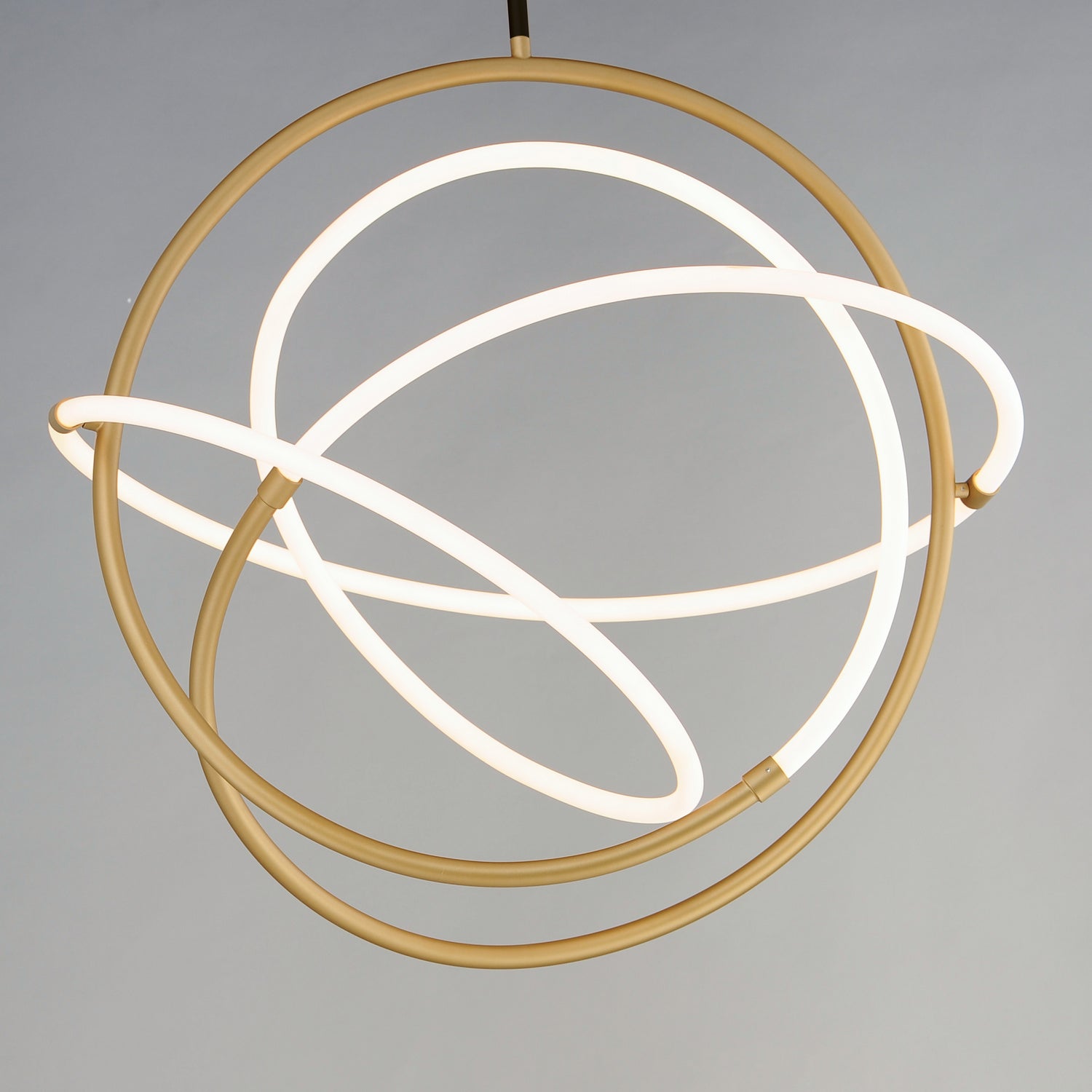 ET2 - E25096-01BKGLD - LED Pendant - Mobius - Black / Gold