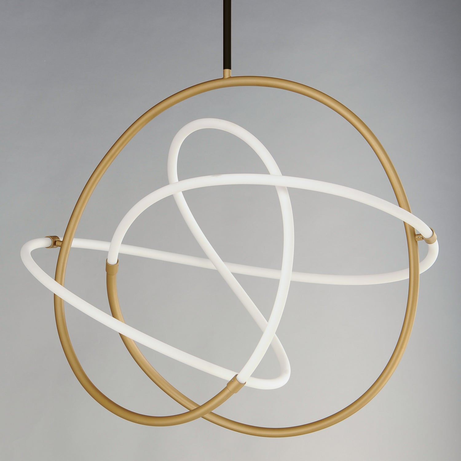 ET2 - E25096-01BKGLD - LED Pendant - Mobius - Black / Gold