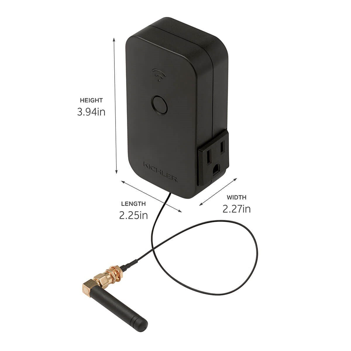 Kichler - 16085BK - Control Timer - 12V Accessory - Black Material (Not Painted)