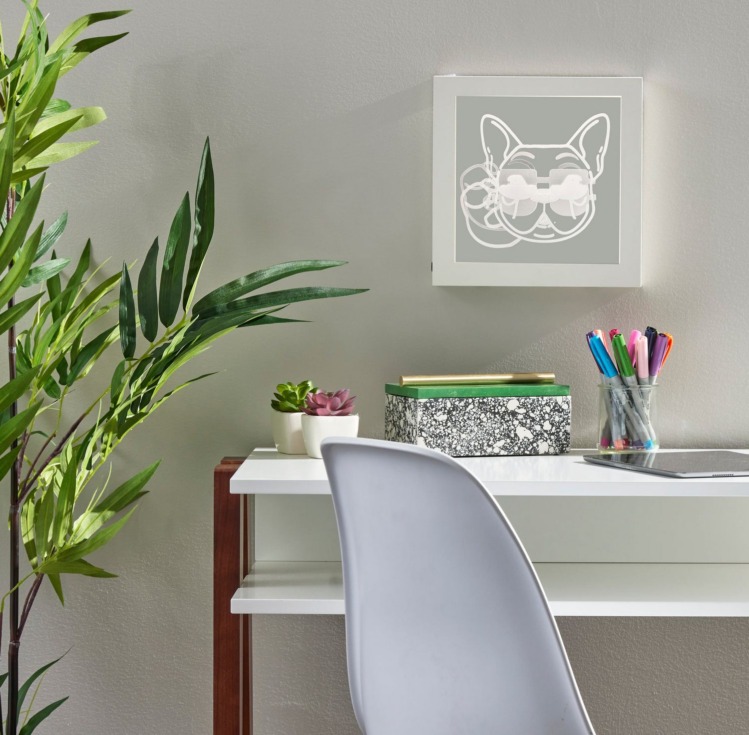 Adesso Home - SL3726-02 - LED Light Box - Light Box - White