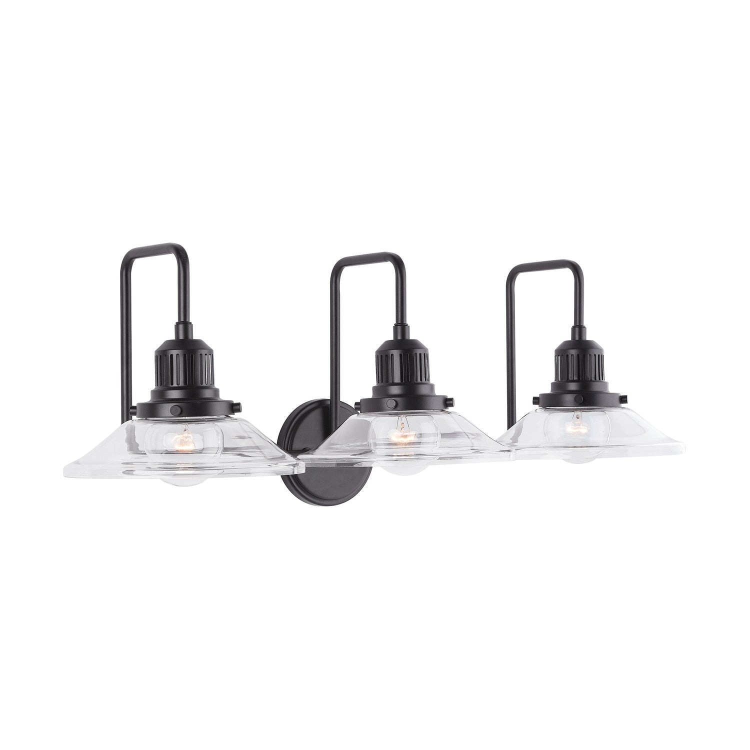Capital Lighting - 9D318A - Three Light Vanity - Roan - Matte Black