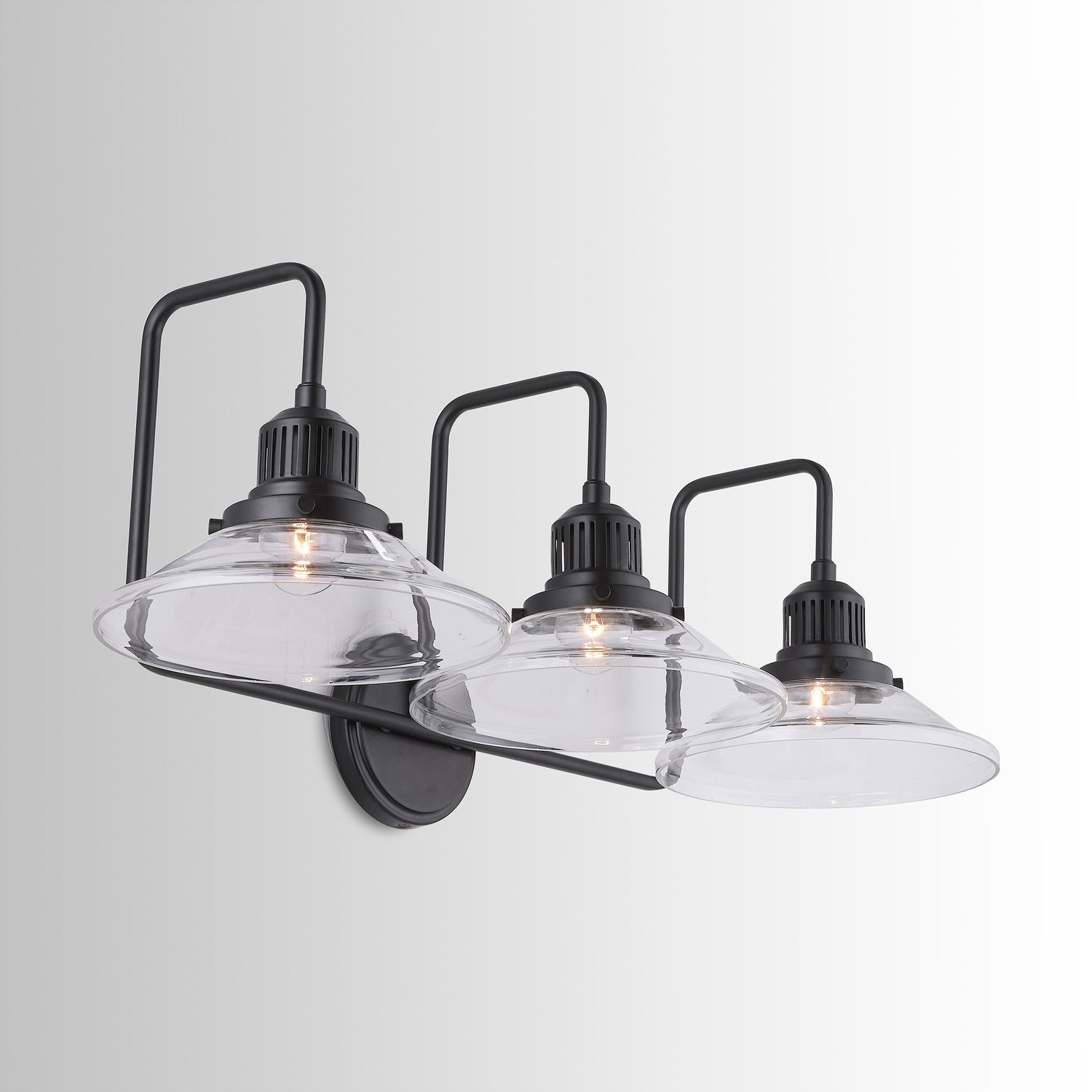 Capital Lighting - 9D318A - Three Light Vanity - Roan - Matte Black