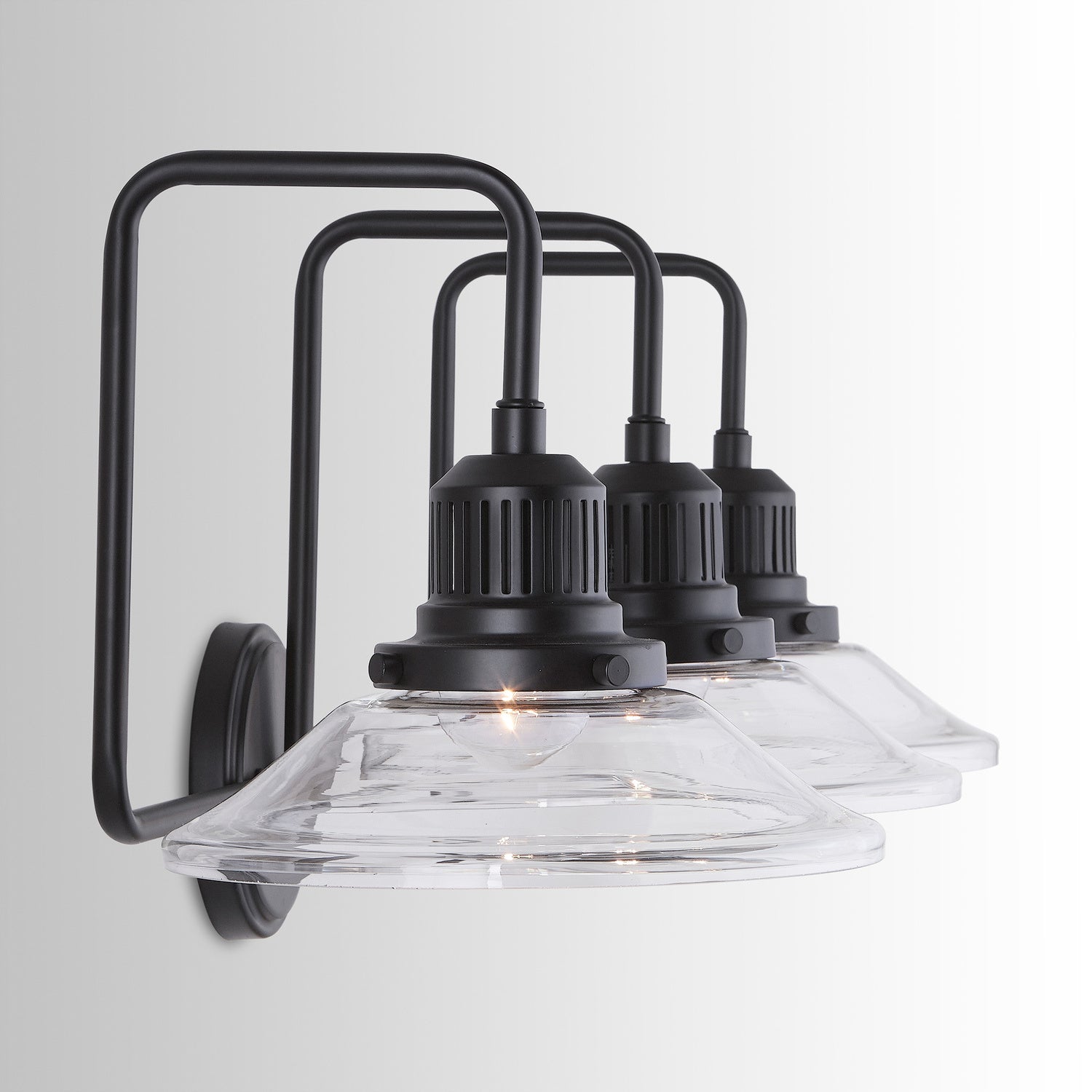 Capital Lighting - 9D318A - Three Light Vanity - Roan - Matte Black