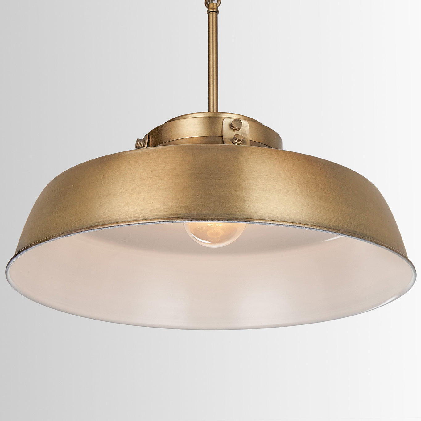 Capital Lighting - 9D328A - One Light Pendant - Oakwood - Aged Brass