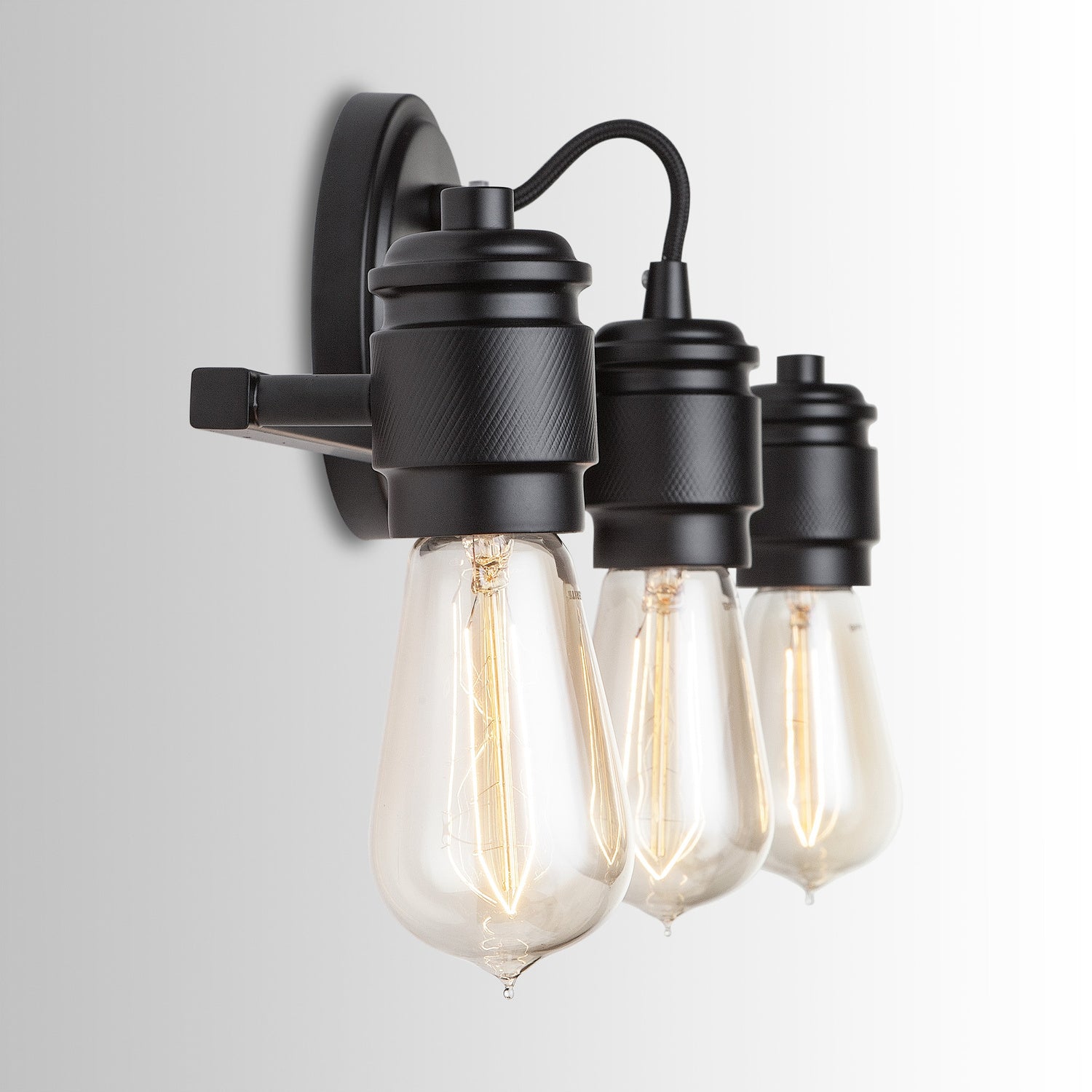 Capital Lighting - 9D343A - Three Light Vanity - Menlo - Matte Black