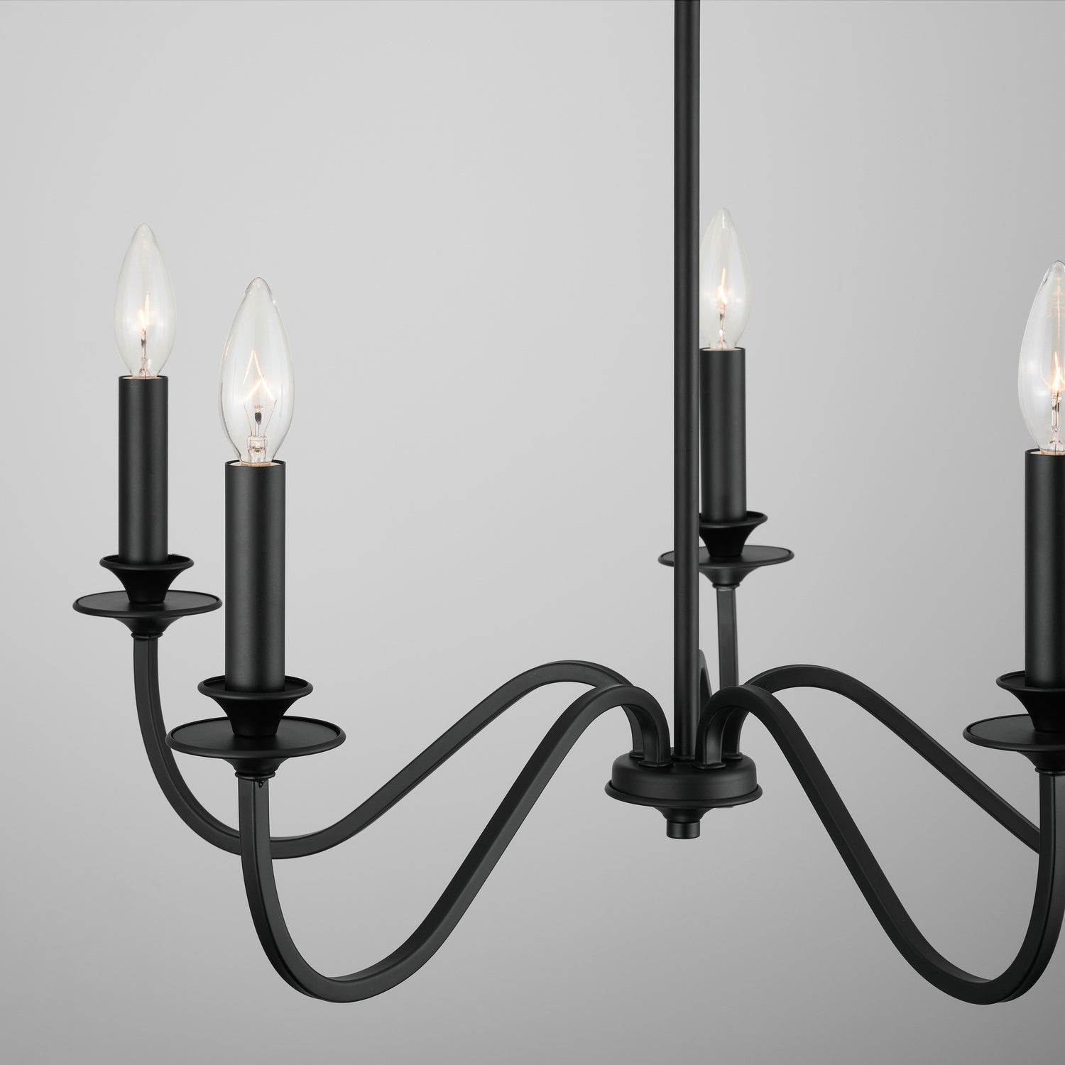 Capital Lighting - 9F375A - Five Light Chandelier - Weston - Matte Black