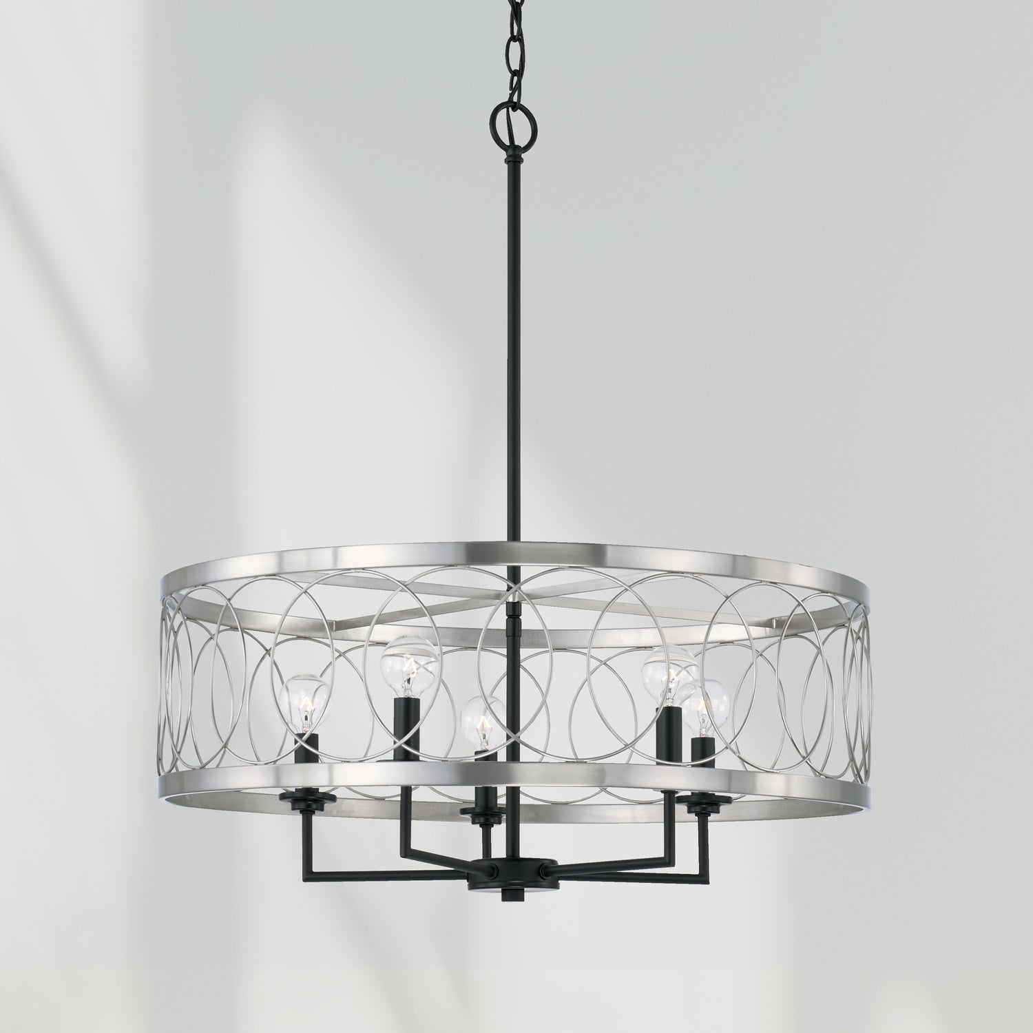 Capital Lighting - AA1003BT - Four Light Pendant - Madeline - Black Tie