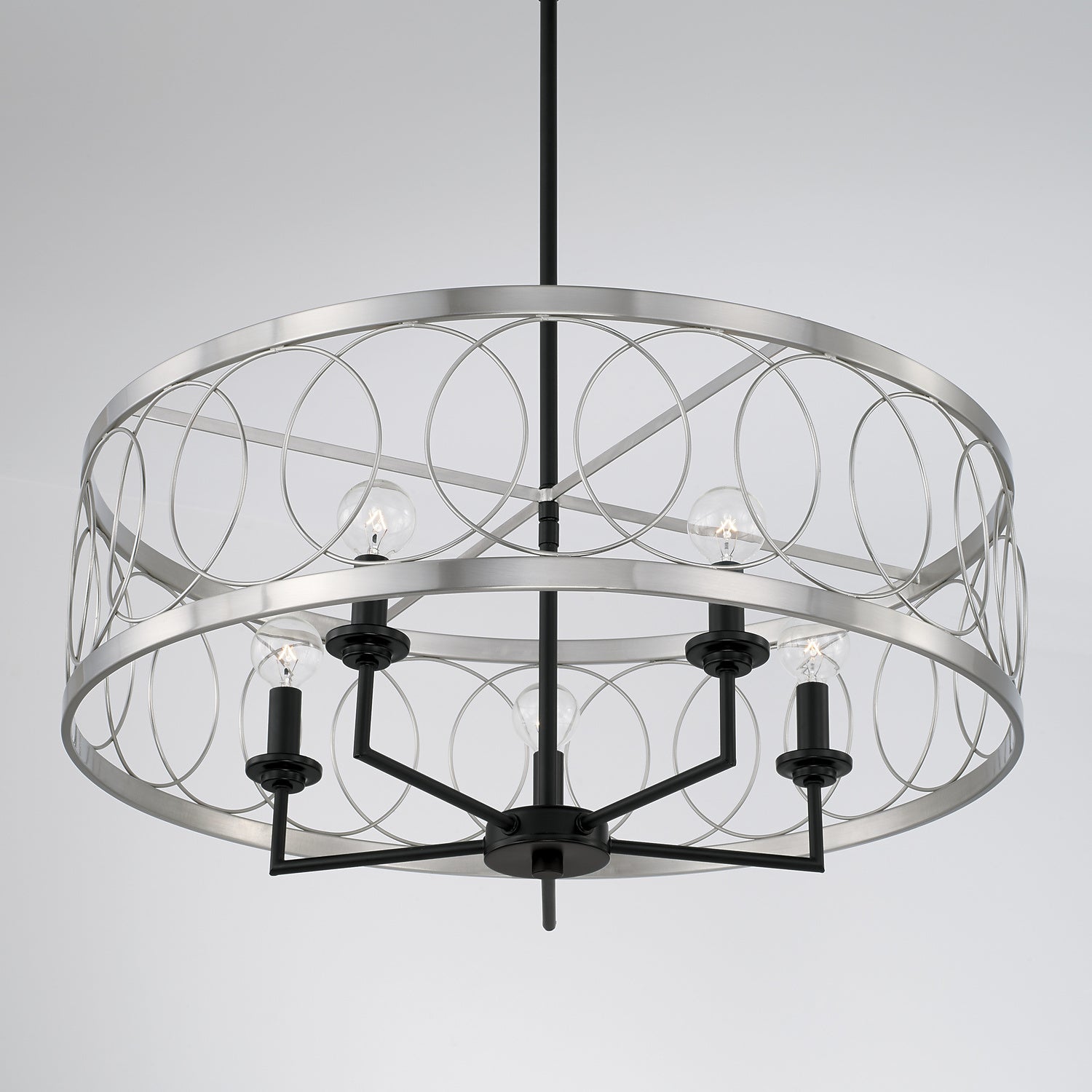 Capital Lighting - AA1003BT - Four Light Pendant - Madeline - Black Tie