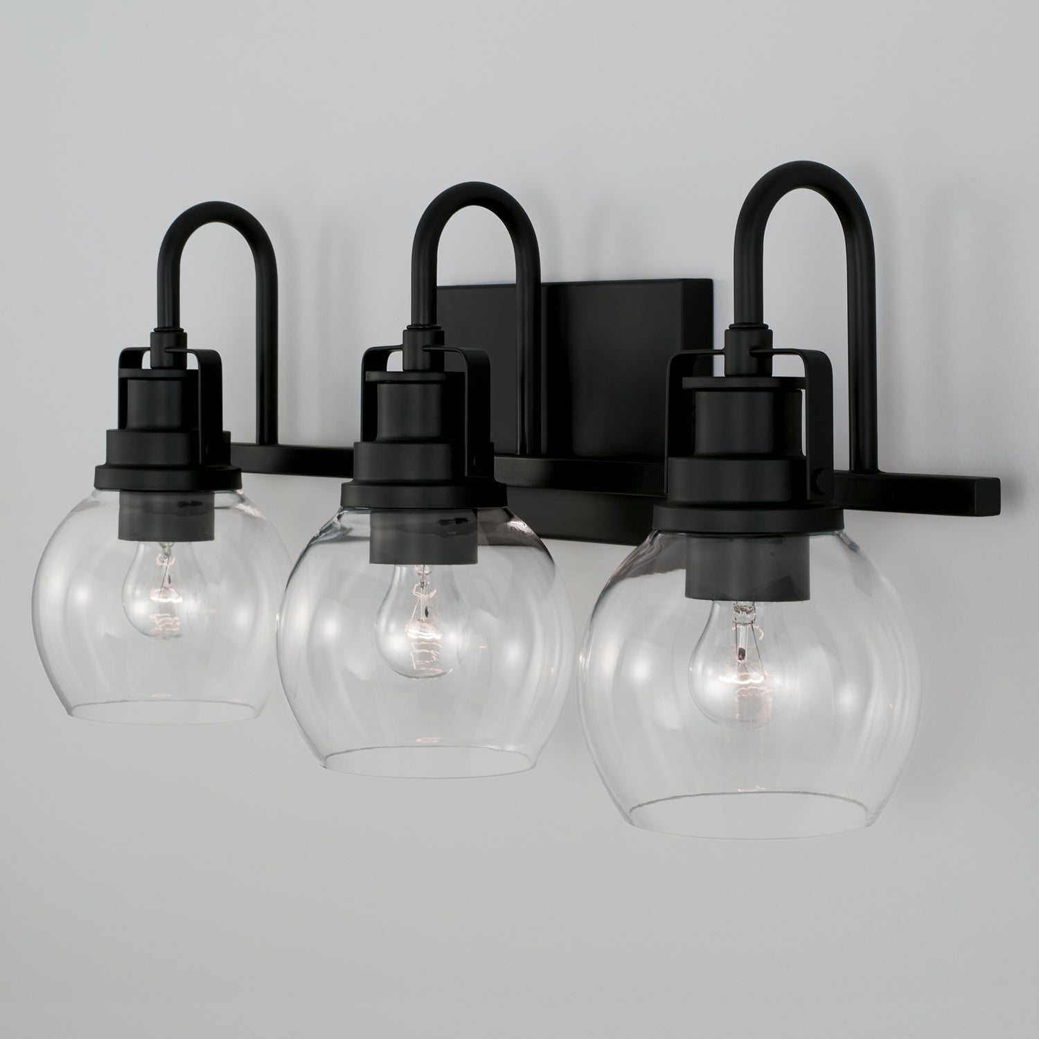 Capital Lighting - AA1007MB - Three Light Vanity - Buxton - Matte Black