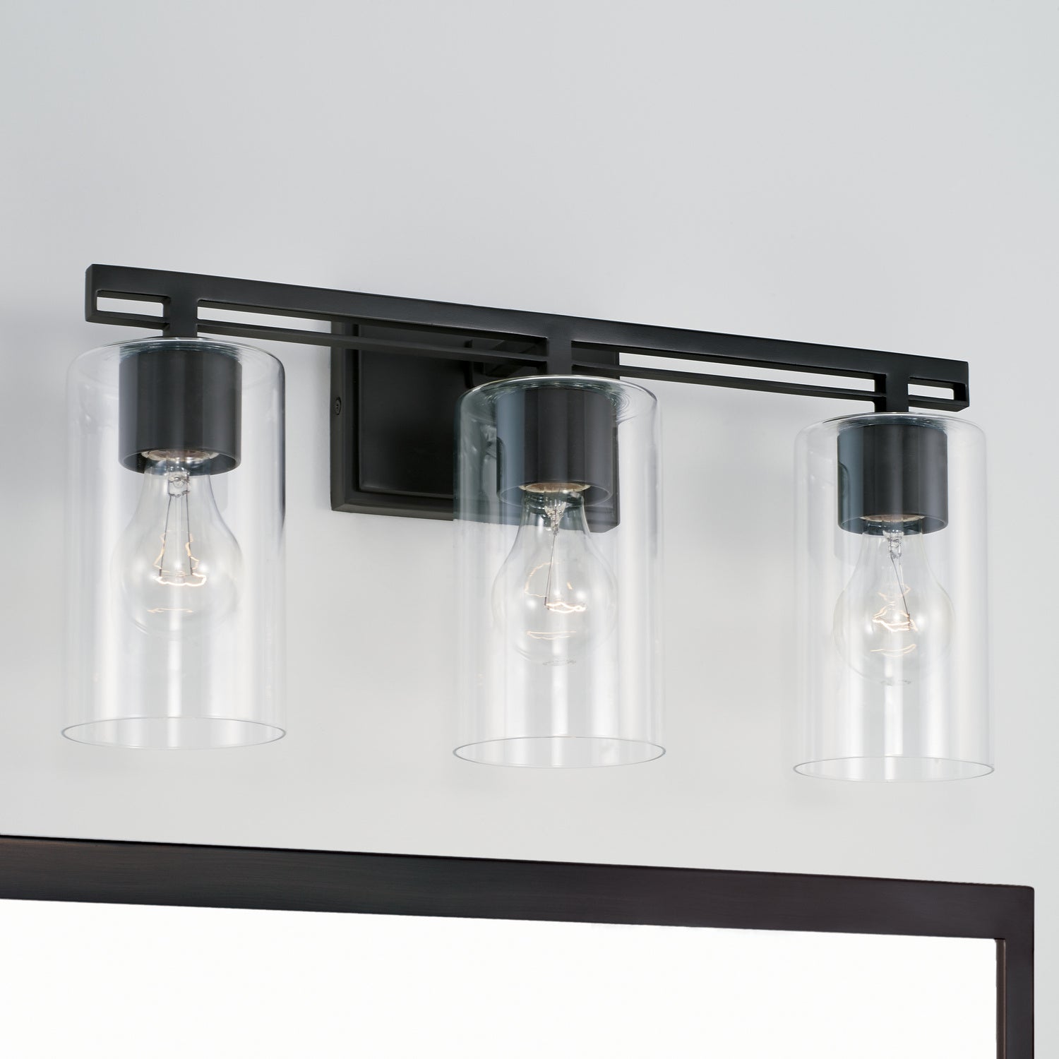 Capital Lighting - AA1008MB - Three Light Vanity - Shelton - Matte Black