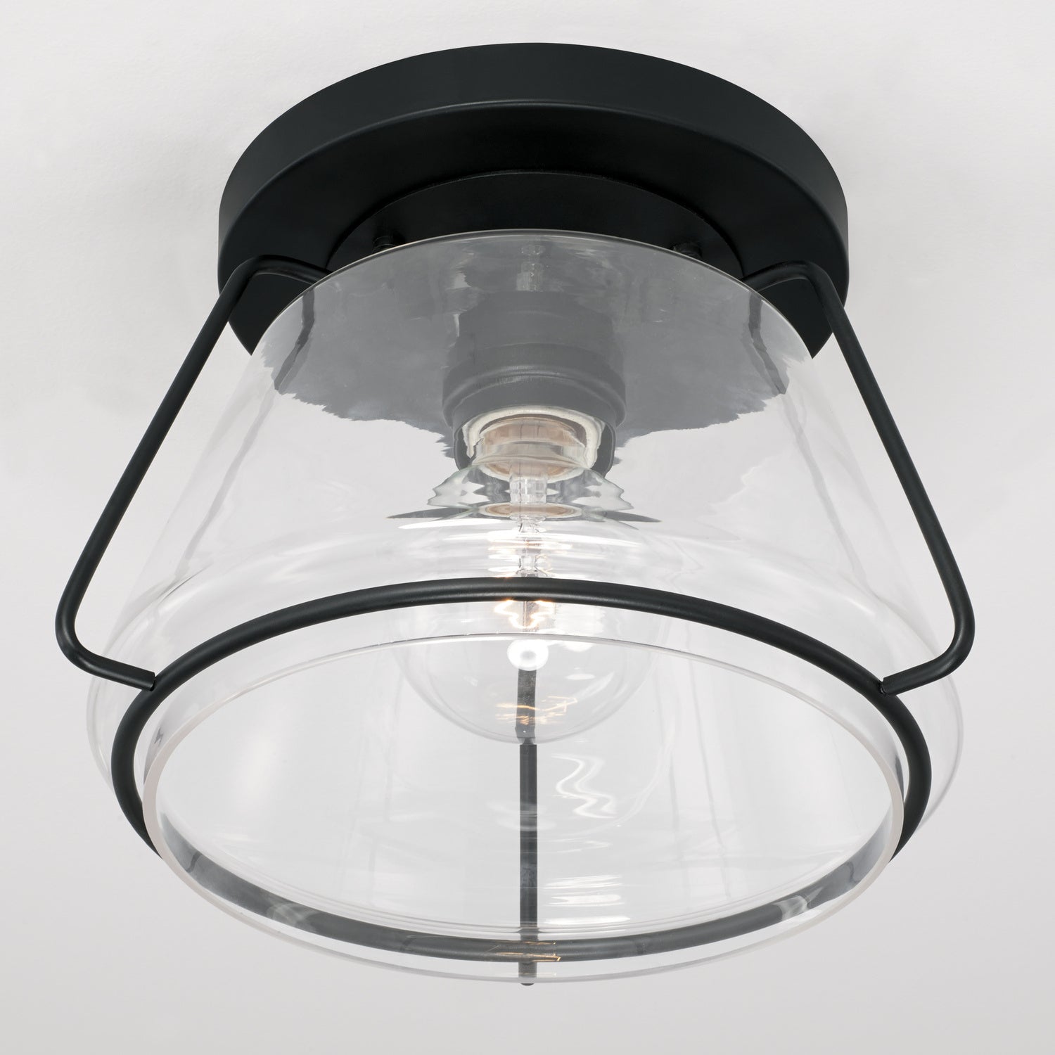 Capital Lighting - AA1010MB - One Light Flush Mount - McLane - Matte Black