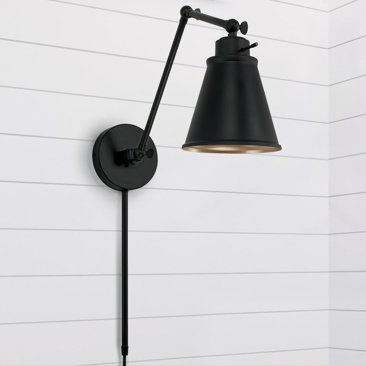 Capital Lighting - AA1011MB - One Light Wall Sconce - Shay - Matte Black