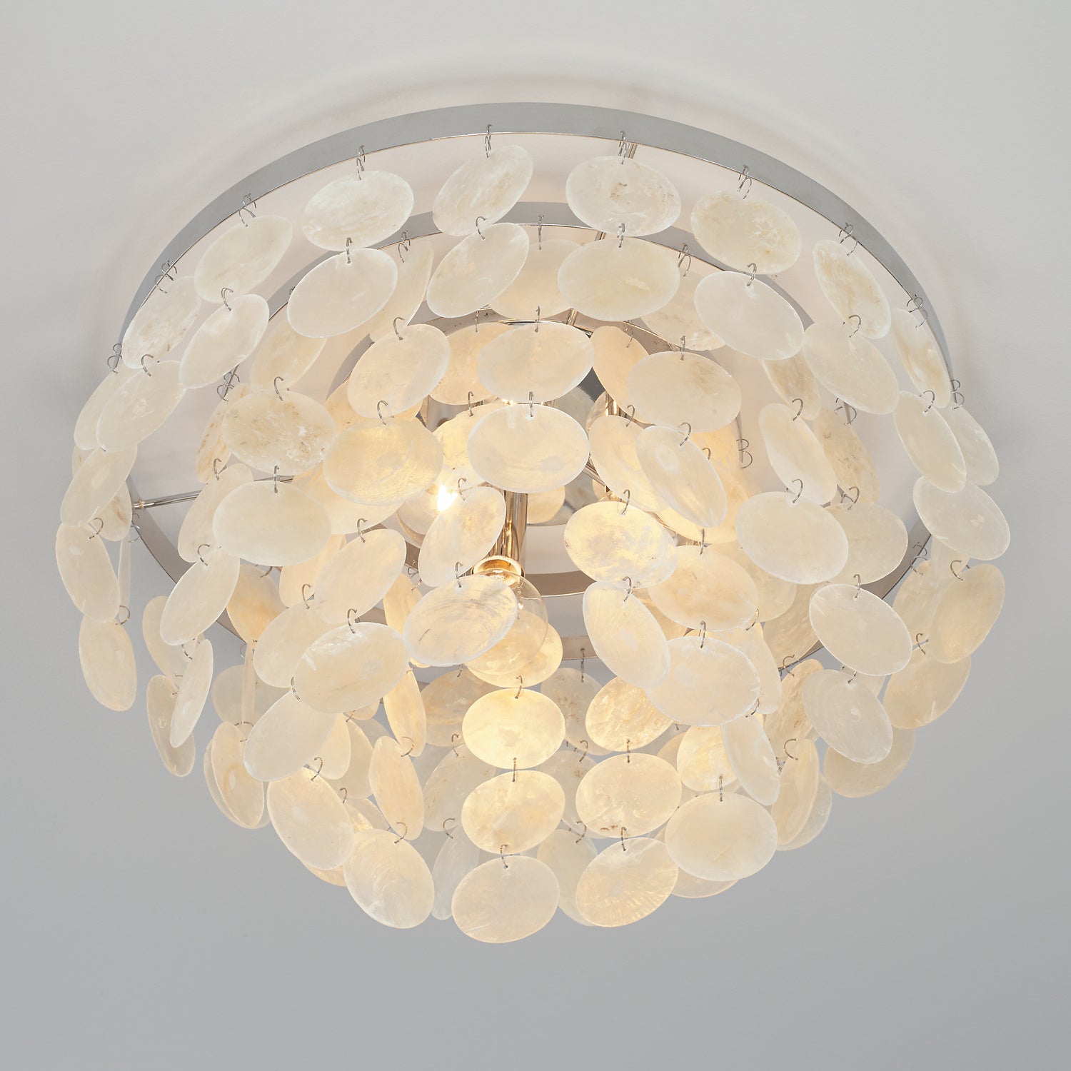 Capital Lighting - AA1013PN - Three Light Flush Mount - Shelby - Polished Nickel