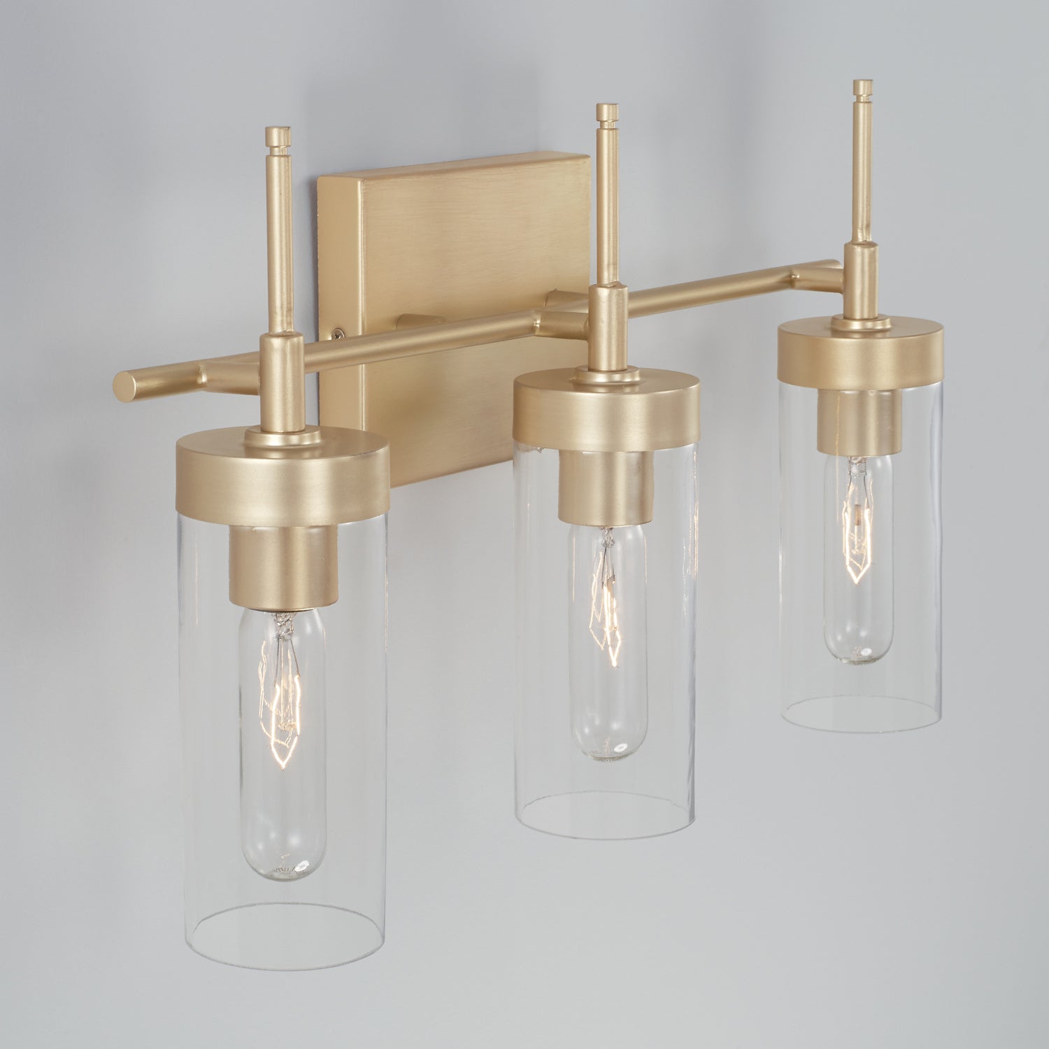 Capital Lighting - AA1015SF - Three Light Vanity - Riley - Soft Gold