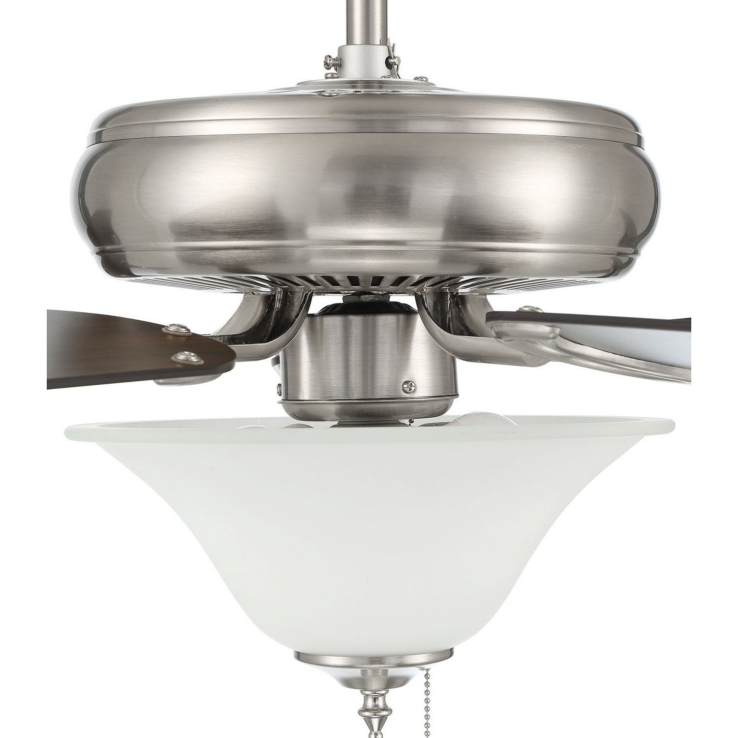 Craftmade - DCF52BNK5C1W - 52"Ceiling Fan - Decorator's Choice Bowl Light Kit - Brushed Polished Nickel