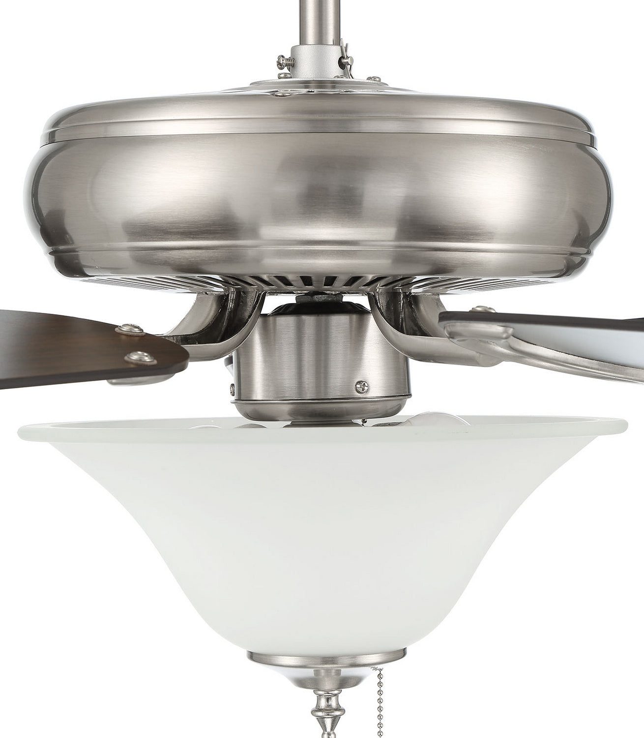 Craftmade - DCF52BNK5C1W - 52"Ceiling Fan - Decorator's Choice Bowl Light Kit - Brushed Polished Nickel