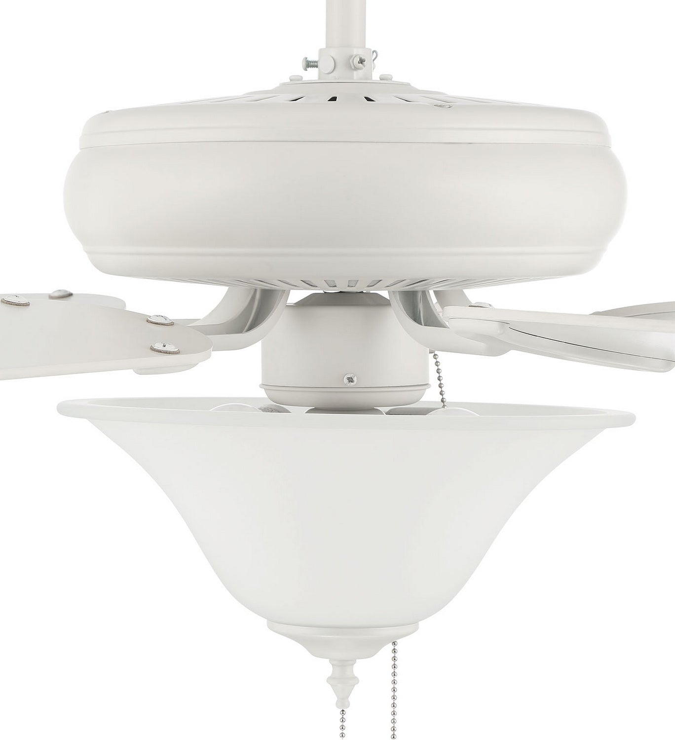 Craftmade - DCF52W5C3W - 52"Ceiling Fan - Decorator's Choice 3 Light Kit - Matte White