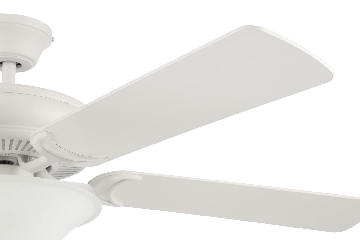 Craftmade - DCF52W5C3W - 52"Ceiling Fan - Decorator's Choice 3 Light Kit - Matte White