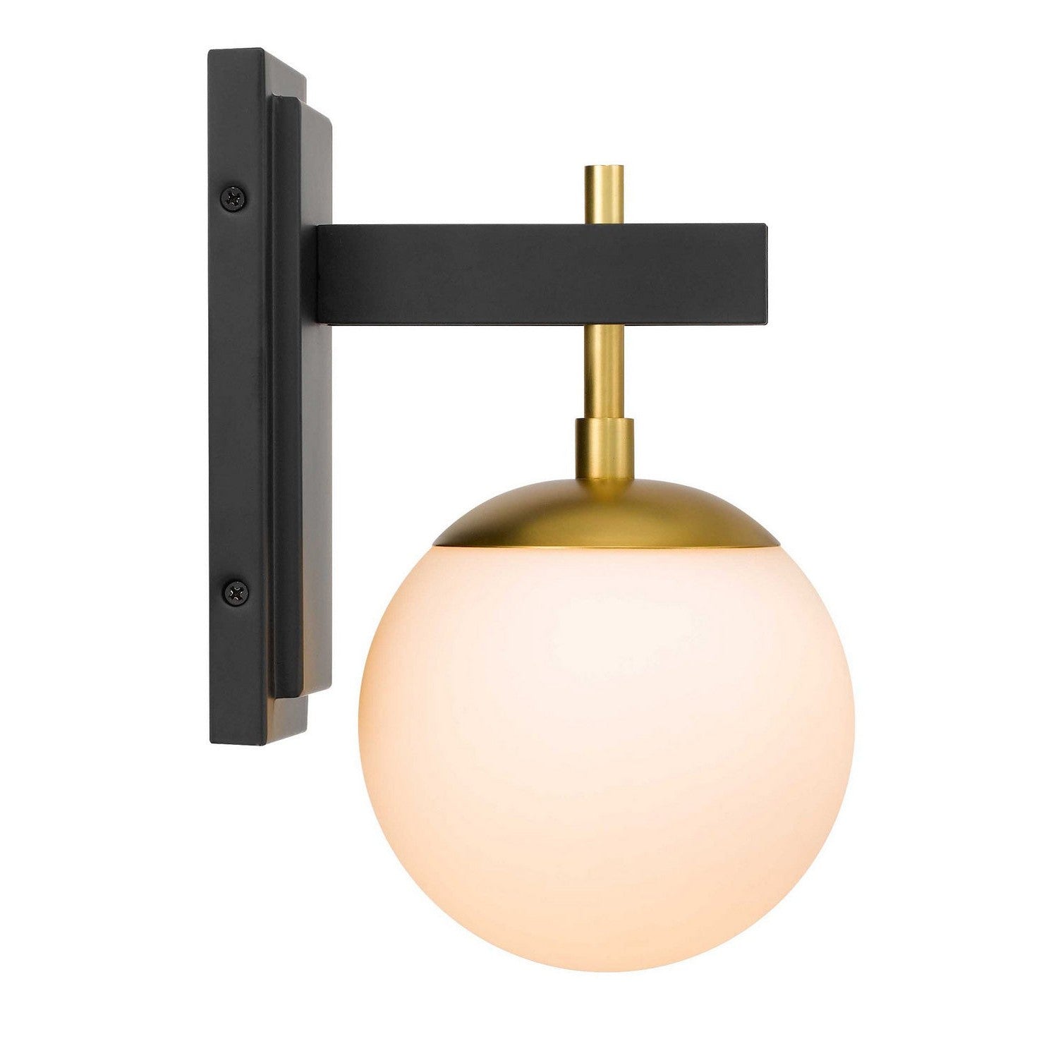 Varaluz - 352B01BLSB - One Light Bath - Allie - Black/Satin Brass