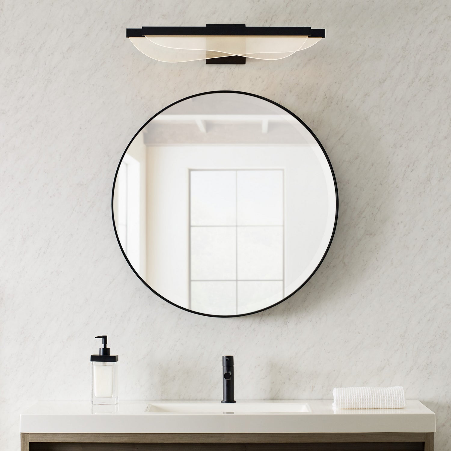 Visual Comfort Modern - 700BCNYR25B-LED930 - LED Bath - Nyra - Nightshade Black