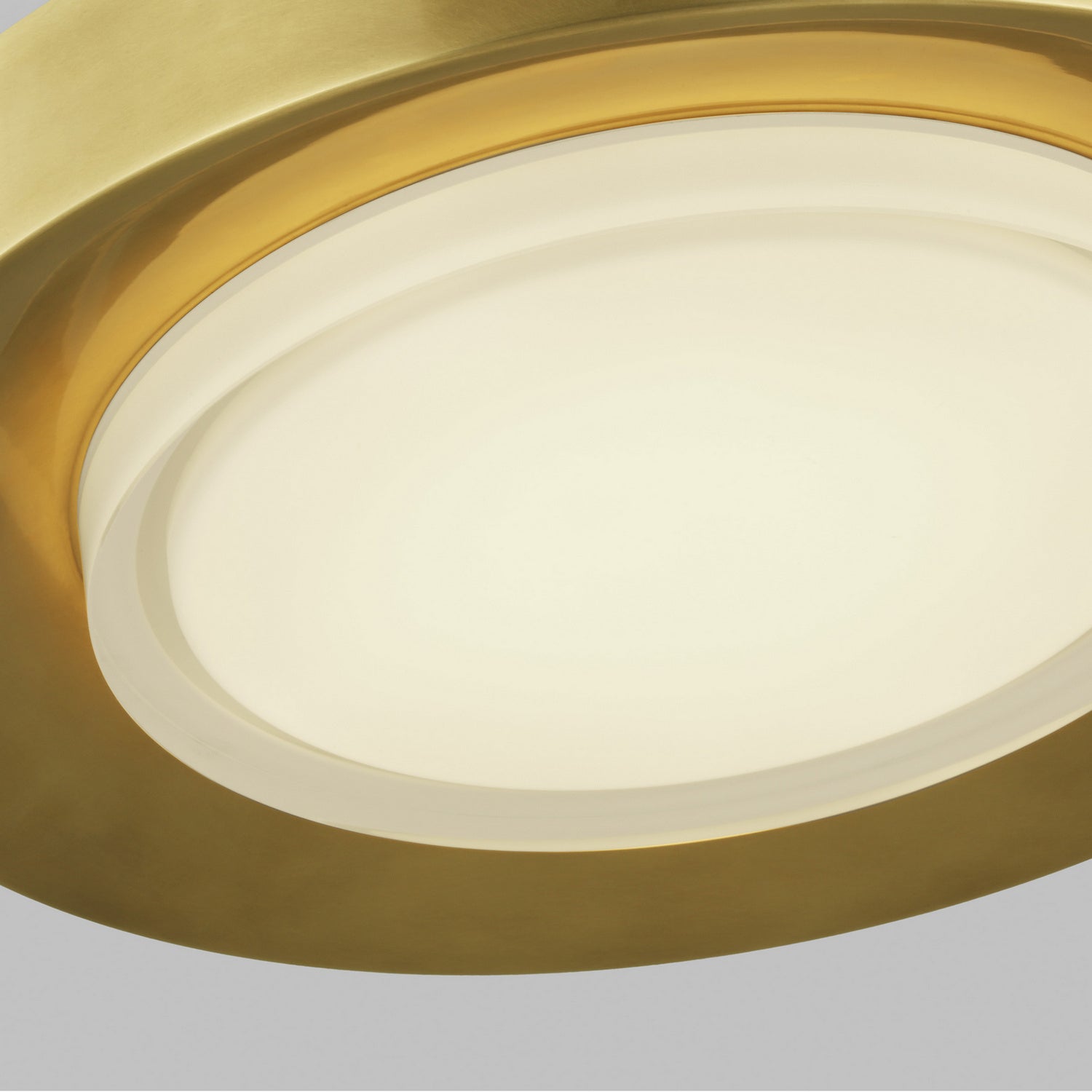 Visual Comfort Modern - 700FMHLO16NB-LED927 - LED Flush Mount - Hilo - Natural Brass