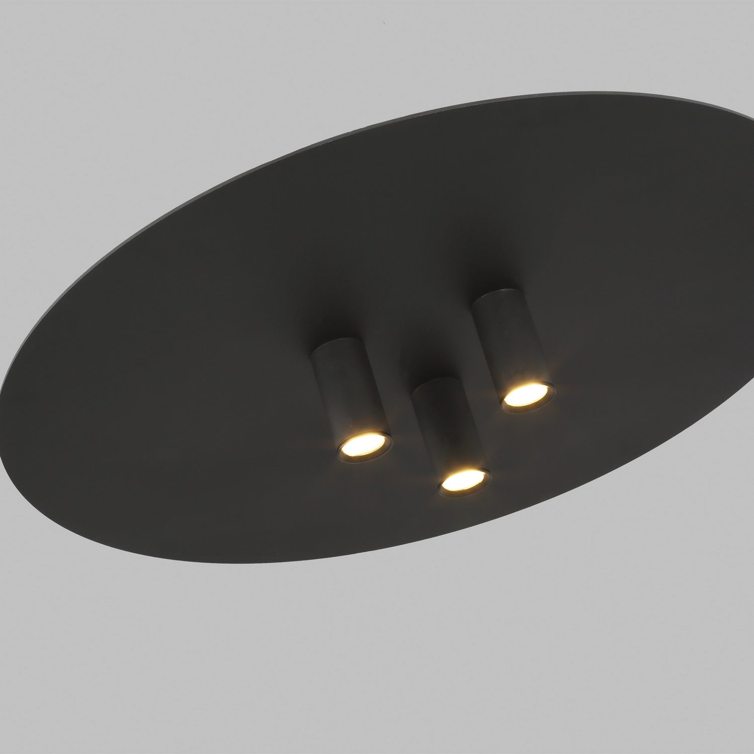 Visual Comfort Modern - 700FMPNT16B-LED930-277 - LED Flush Mount - Ponte - Nightshade Black