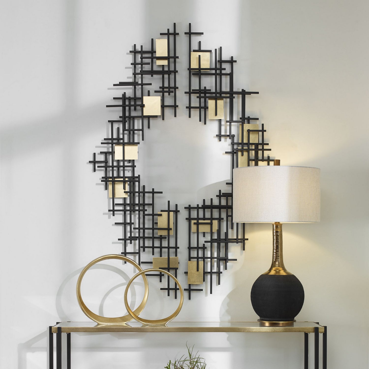 Uttermost - 04305 - Wall Decor - Reflection - Matte Black