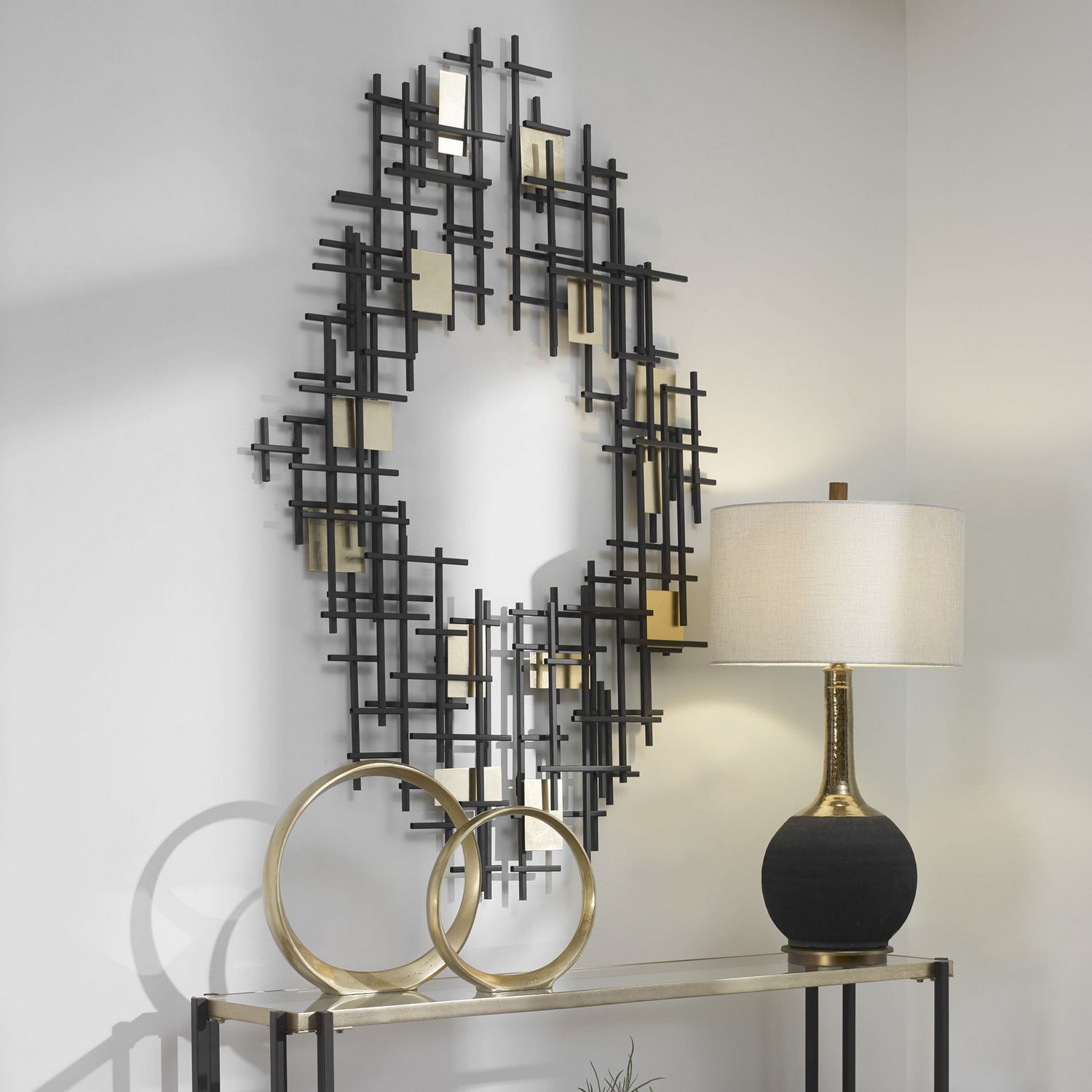 Uttermost - 04305 - Wall Decor - Reflection - Matte Black