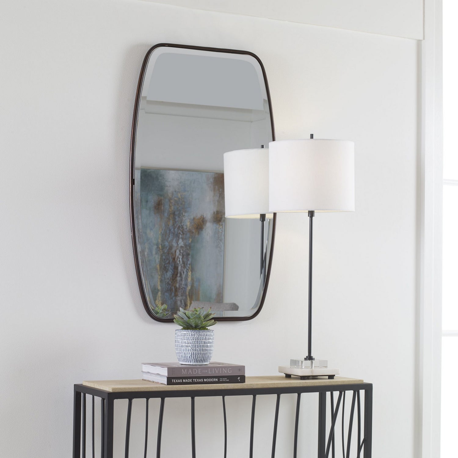 Uttermost - 09756 - Mirror - Canillo - Distressed Dark Bronze