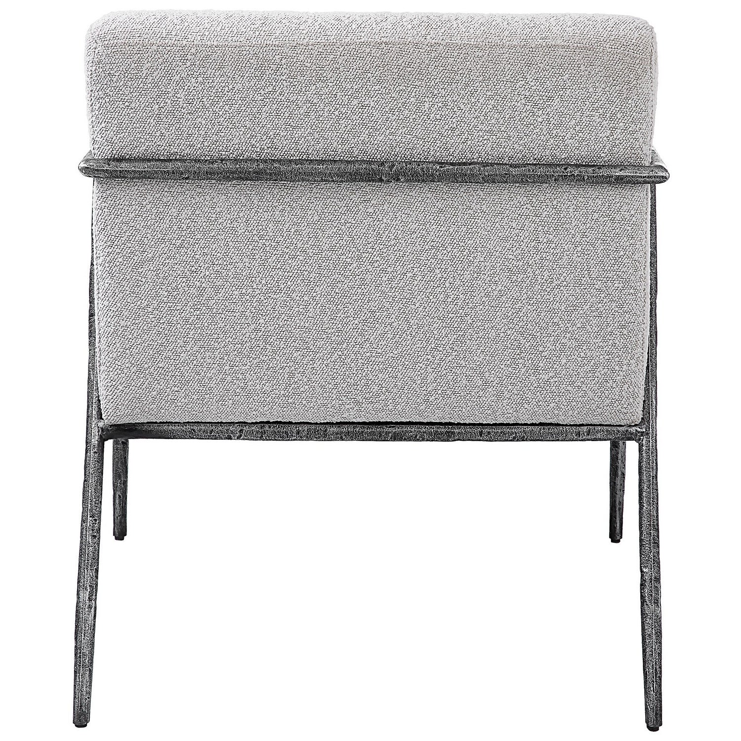 Uttermost - 23660 - Accent Chair - Brisbane - Natural Distressed Charcoal