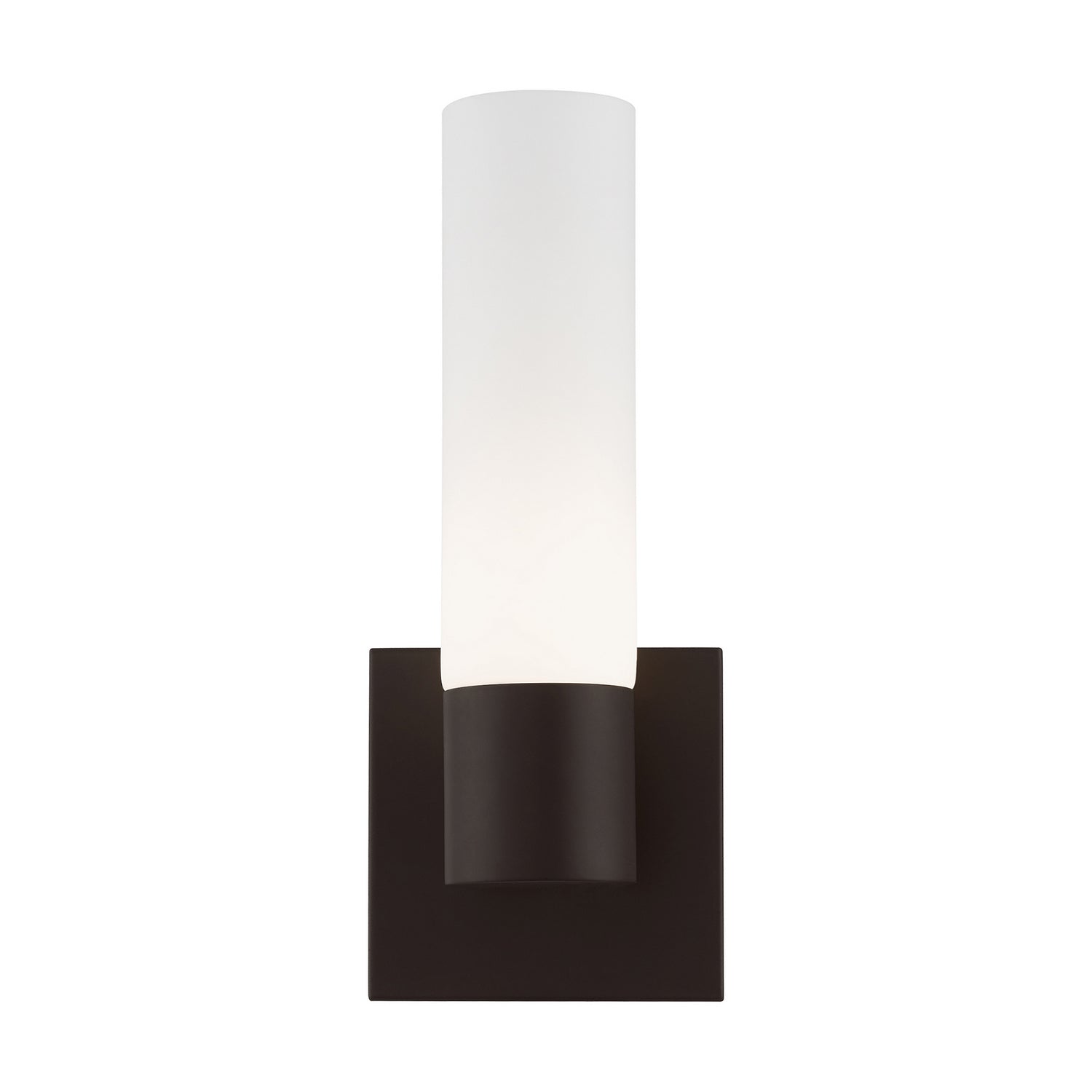 Livex Lighting - 10101-07 - One Light Wall Sconce - Aero - Bronze w/ Antique Brass