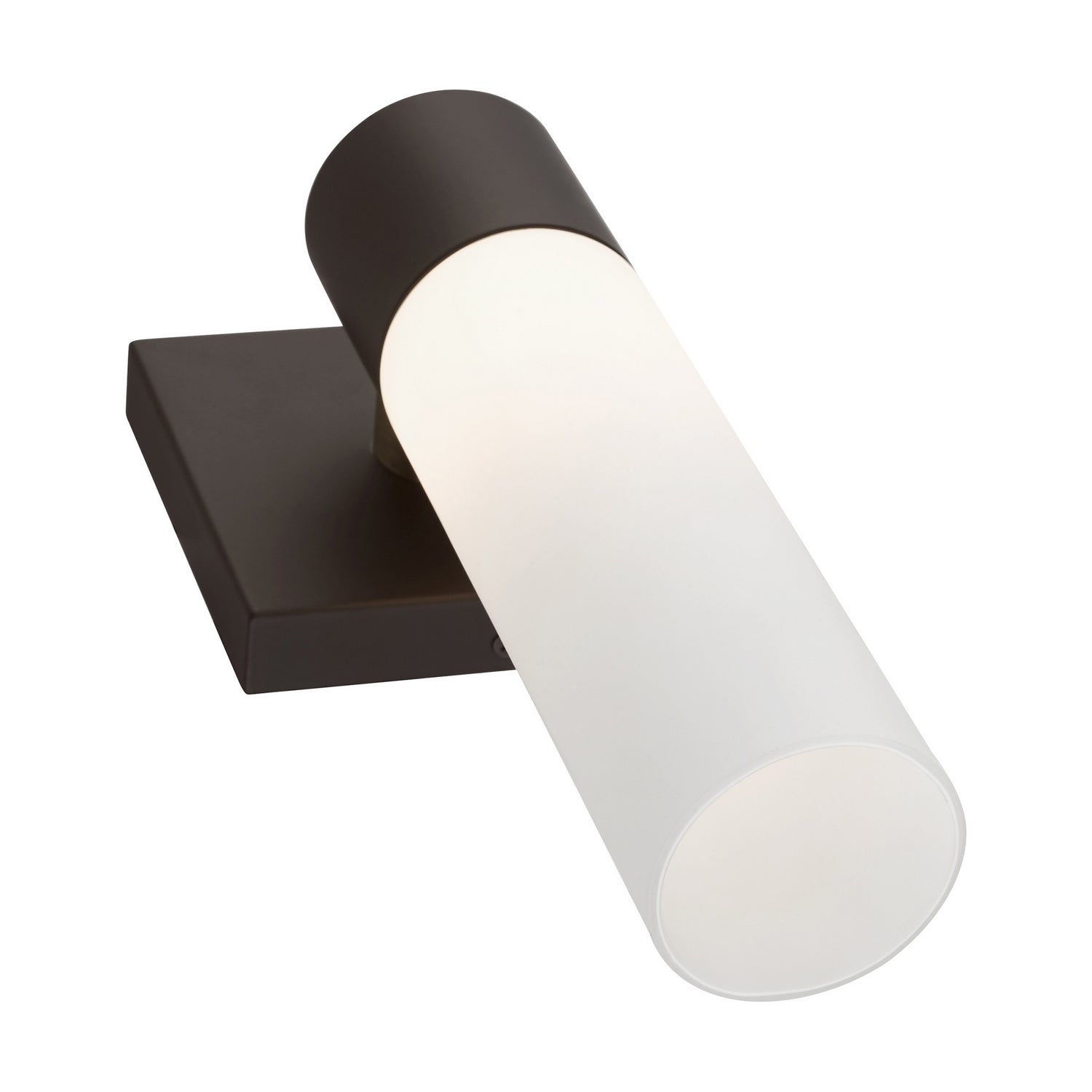 Livex Lighting - 10101-07 - One Light Wall Sconce - Aero - Bronze w/ Antique Brass
