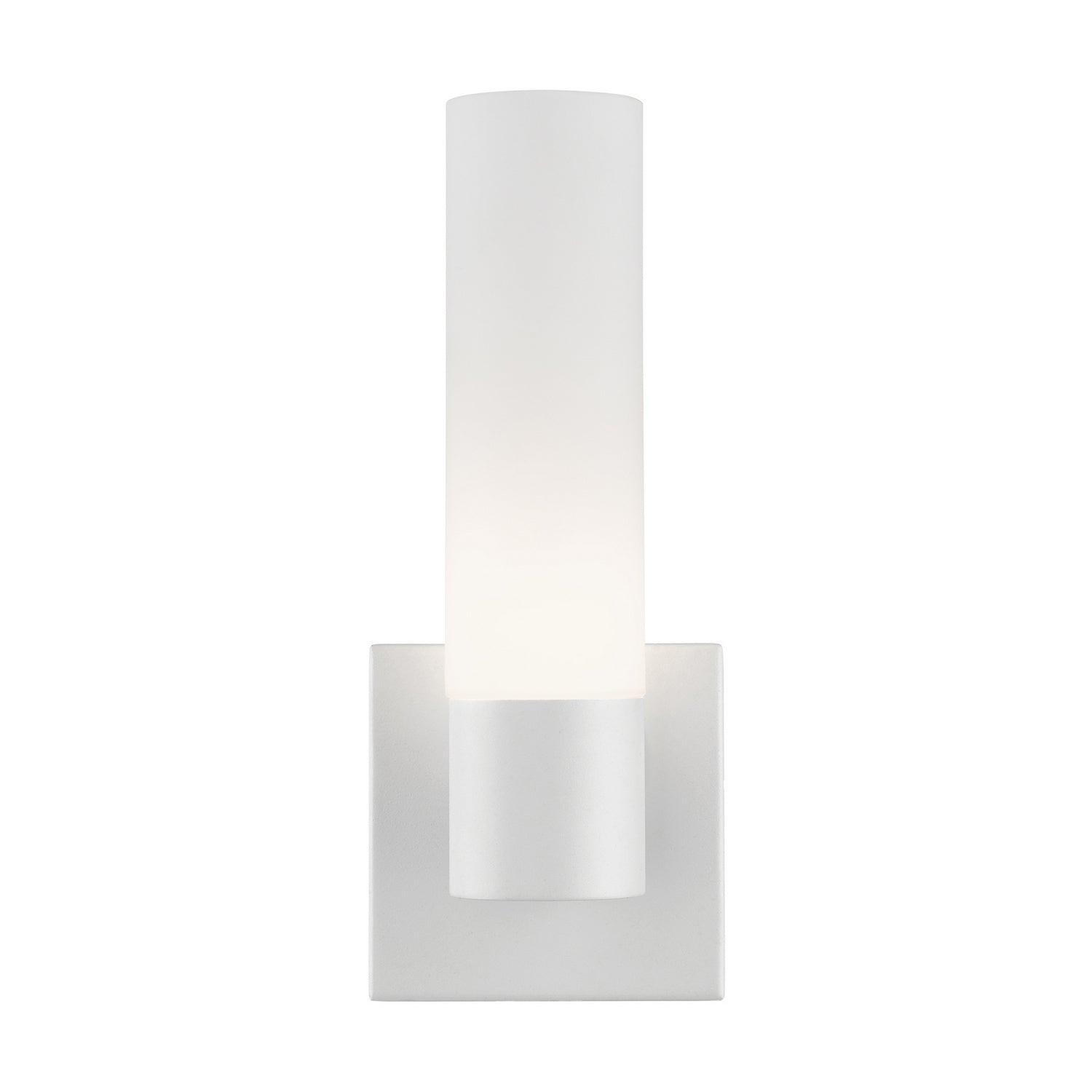 Livex Lighting - 10101-13 - One Light Wall Sconce - Aero - Textured White w/ Antique Brass