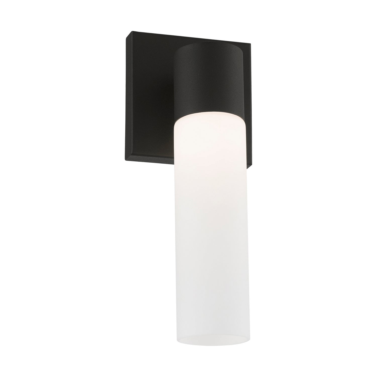 Livex Lighting - 10101-14 - One Light Wall Sconce - Aero - Textured Black w/ Antique Brass