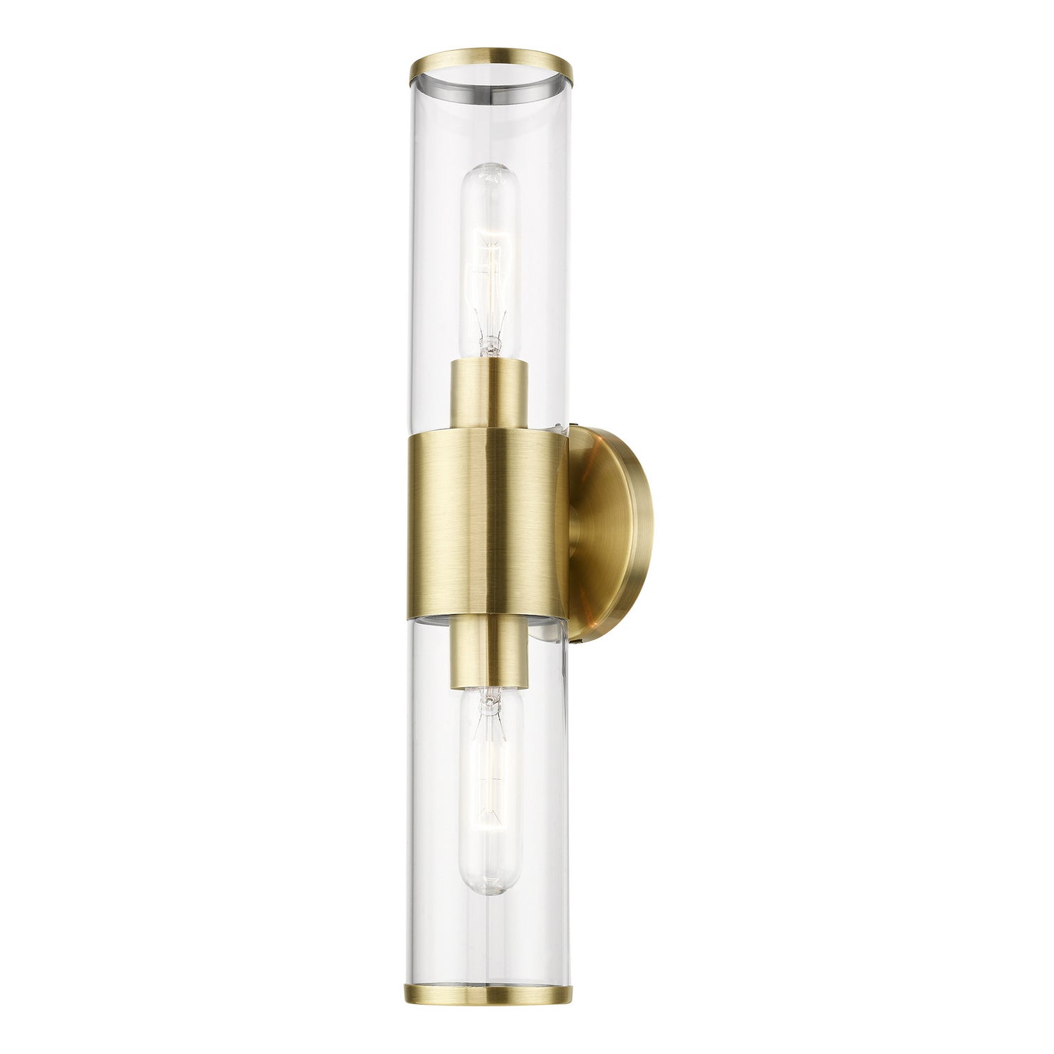 Livex Lighting - 17282-01 - Two Light Vanity - Banca - Antique Brass
