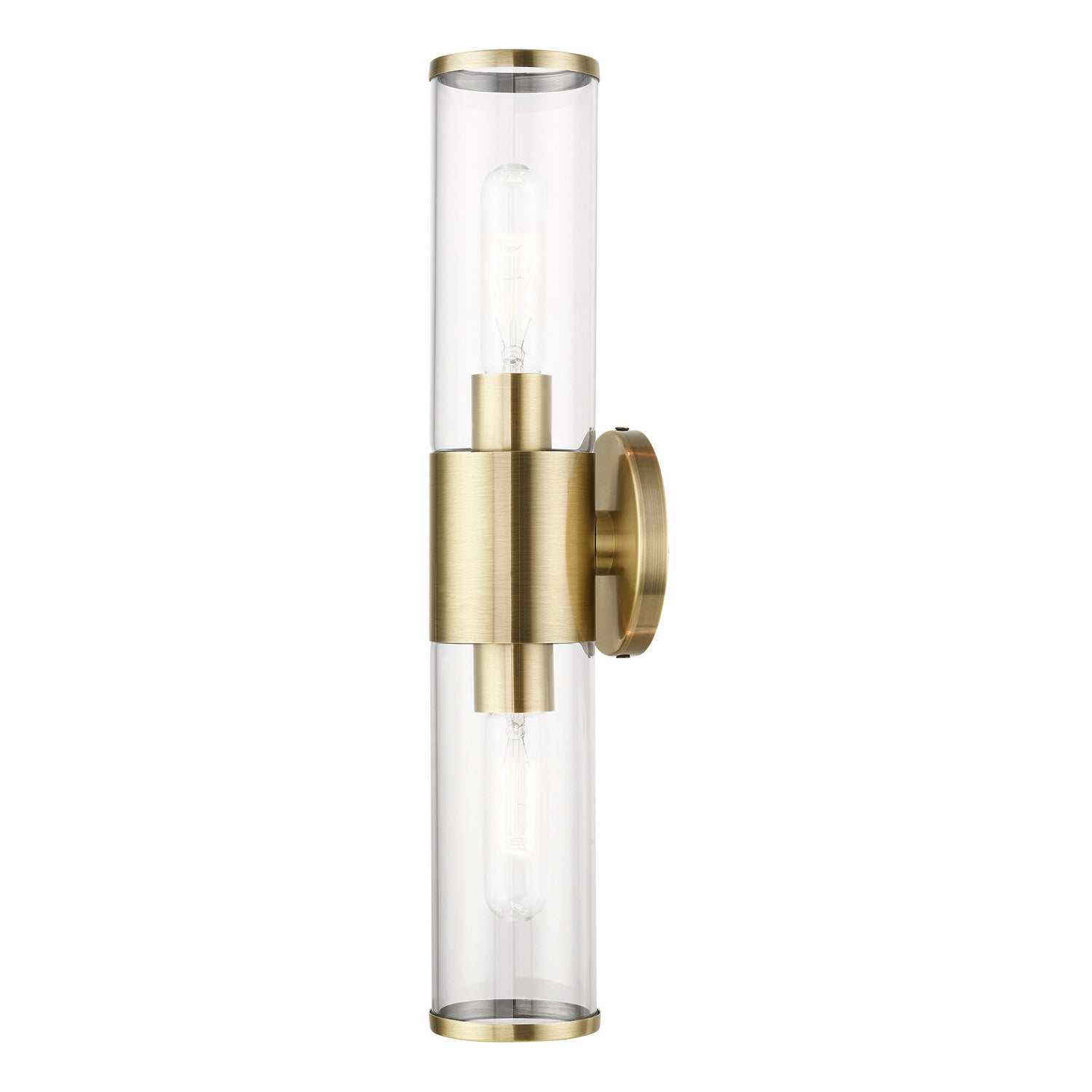 Livex Lighting - 17282-01 - Two Light Vanity - Banca - Antique Brass