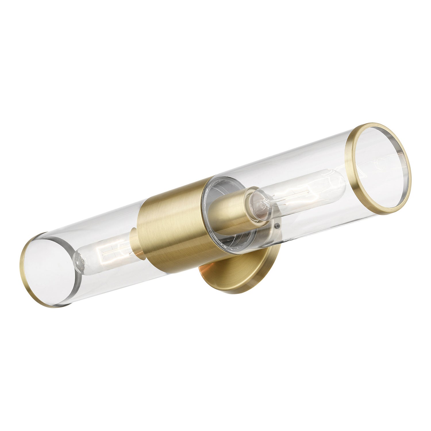 Livex Lighting - 17282-01 - Two Light Vanity - Banca - Antique Brass