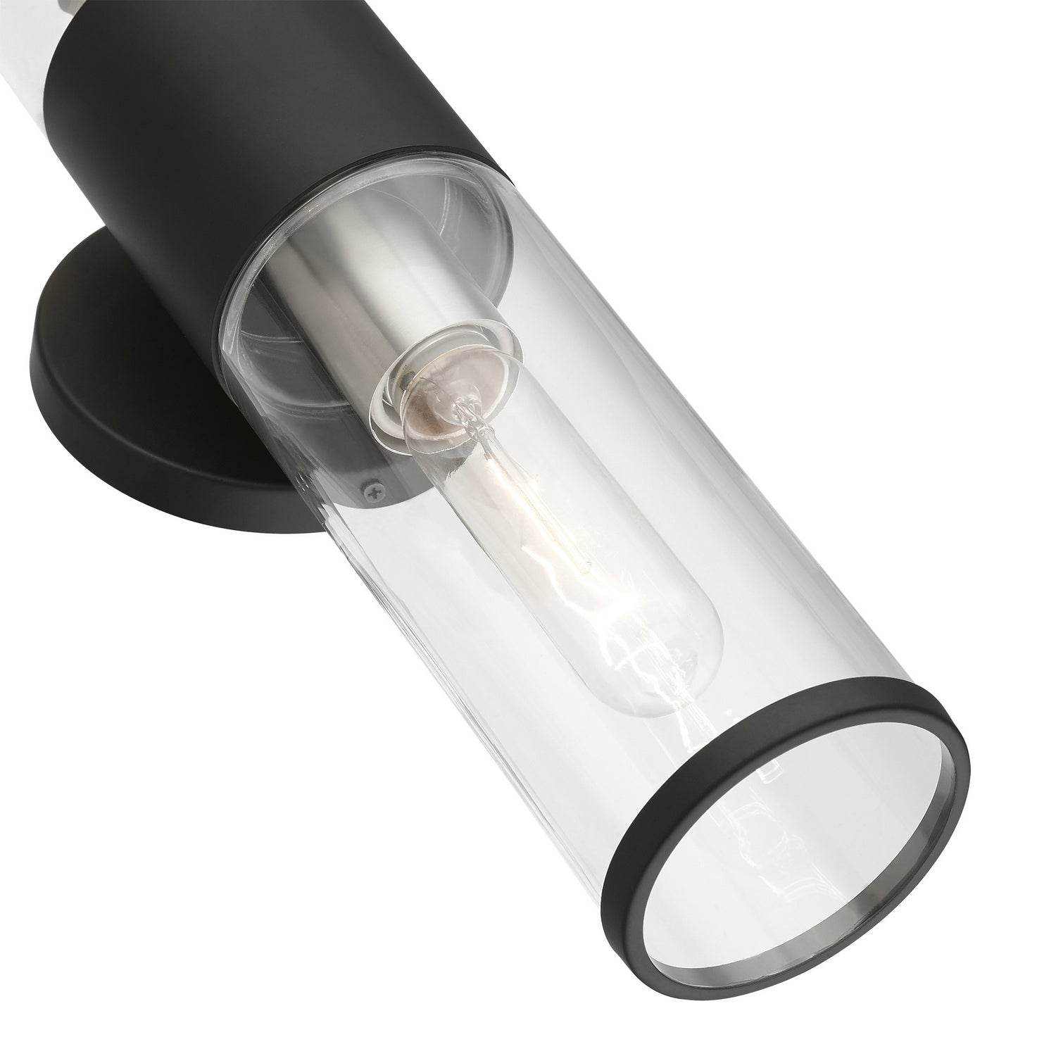 Livex Lighting - 17282-04 - Two Light Vanity - Banca - Black w/ Brushed Nickels
