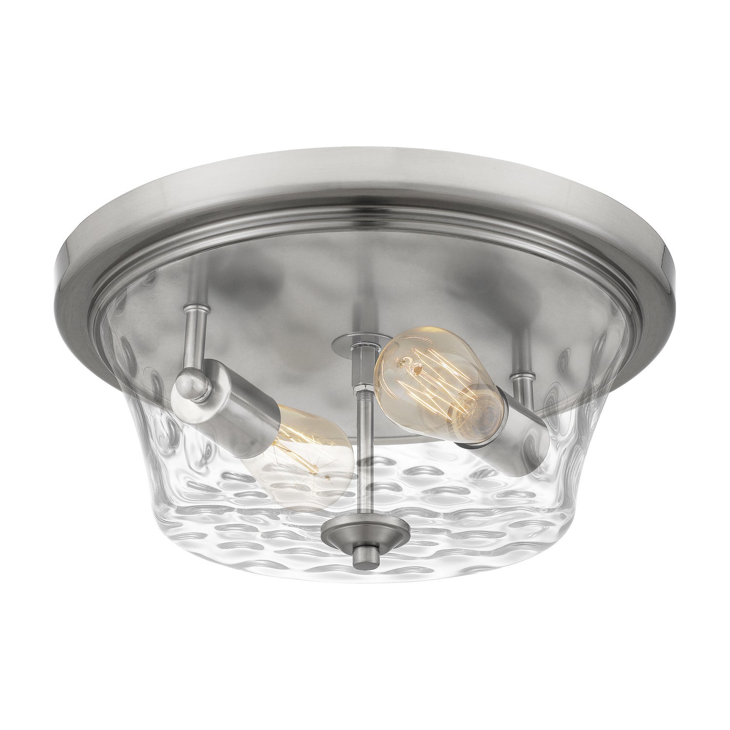 Quoizel - ACA1614BN - Two Light Flush Mount - Acacia - Brushed Nickel