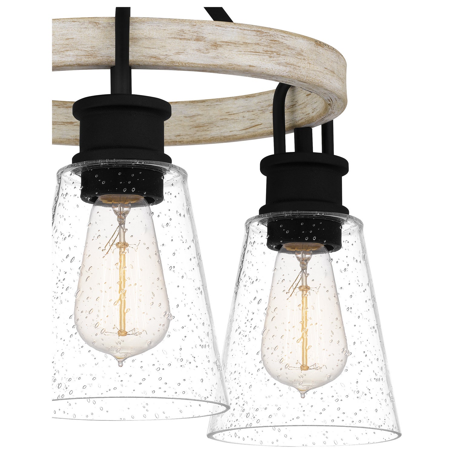 Quoizel - KGB1718EK - Three Light Semi Flush Mount - Kingsbridge - Earth Black